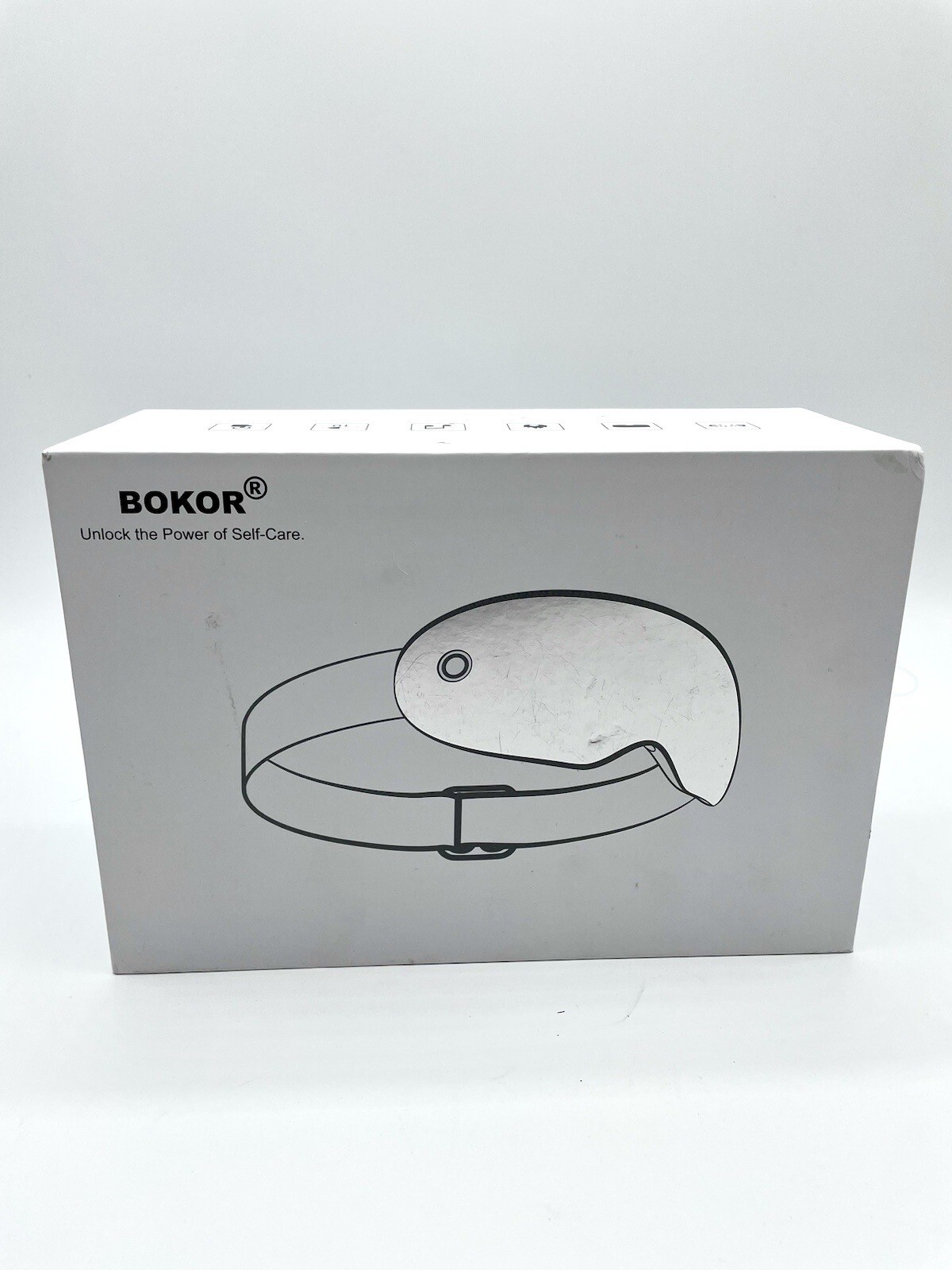 BOKOR Eye Massager Mask for Relaxation with Heat, Vibration Modes & Bluetooth