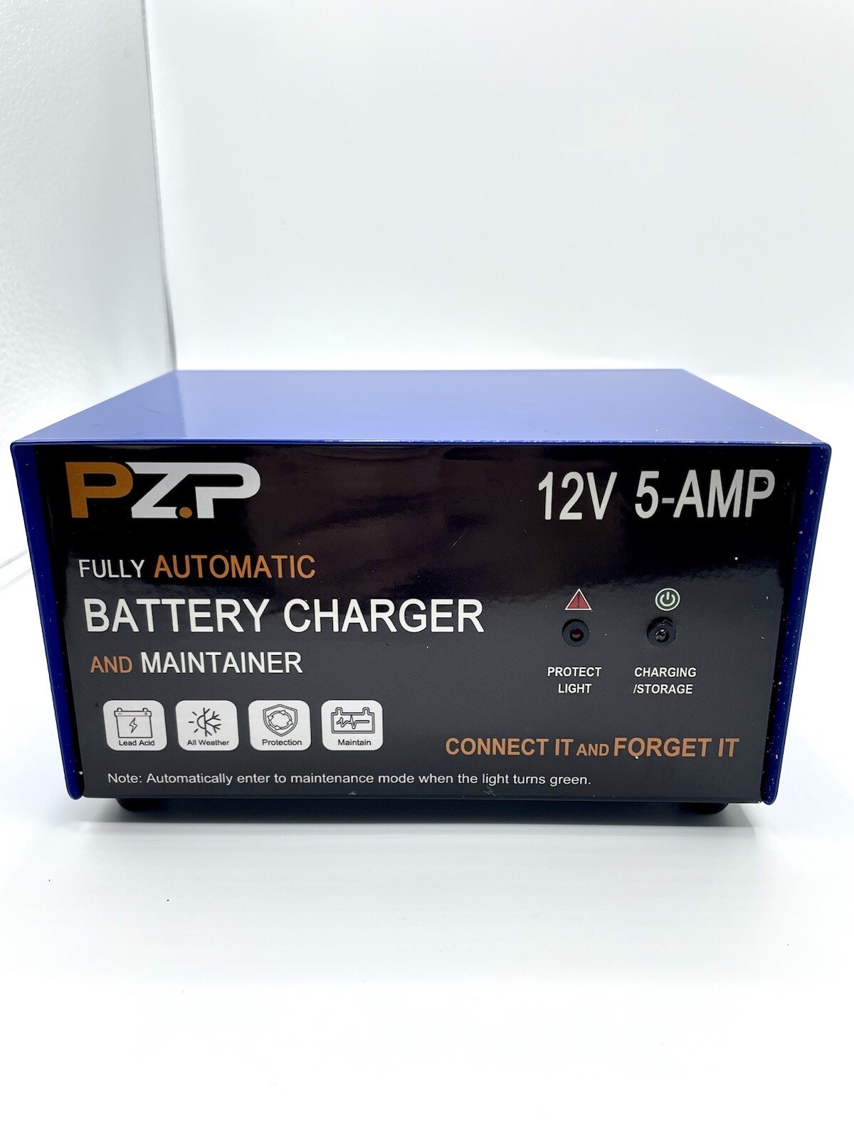 PZ.P 12V 5AMP Battery Charger Smart Marine and Automotive Battery Charger