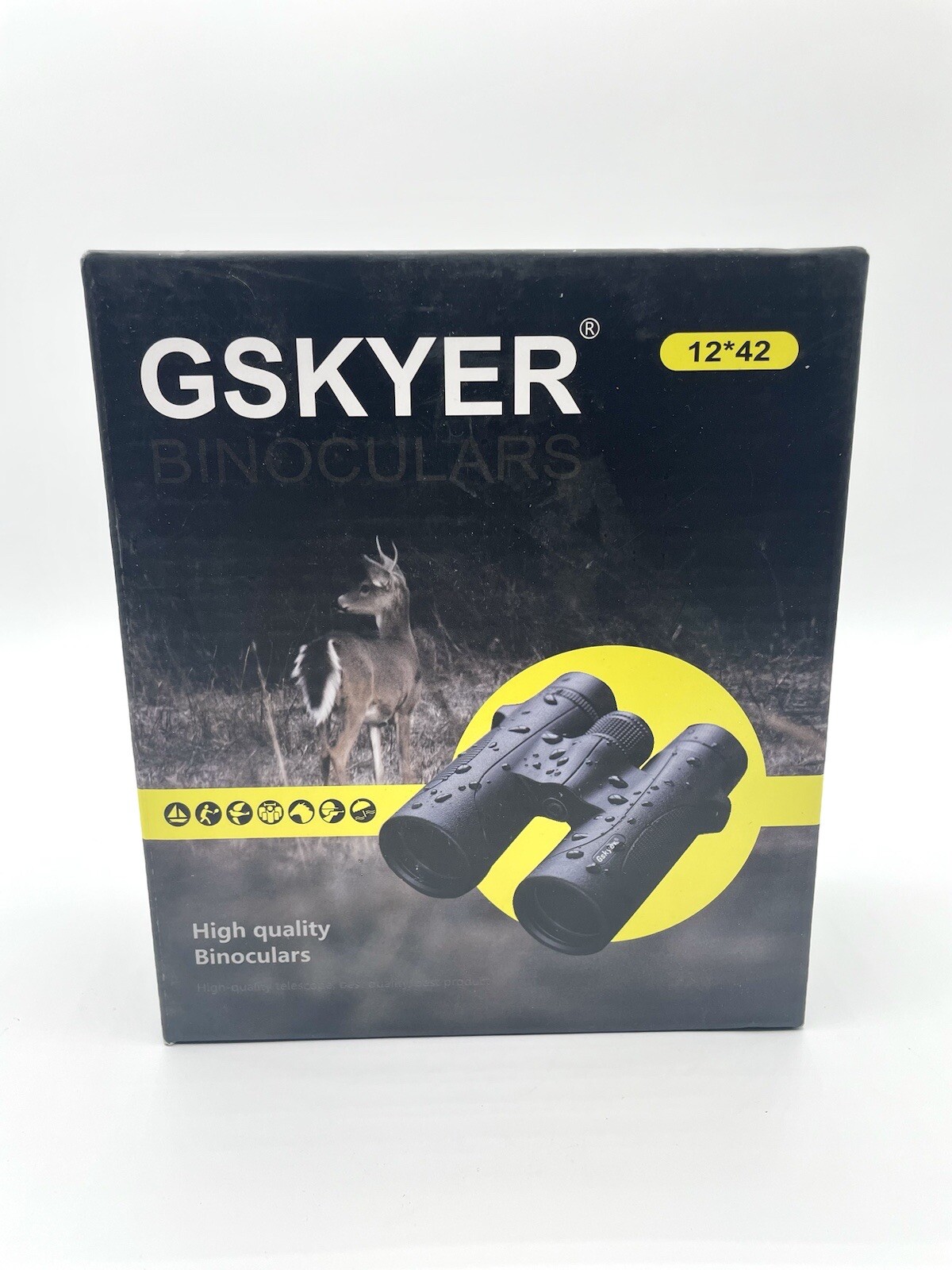 Gskyer Binoculars 12x42, for Hunting, Bird Watching