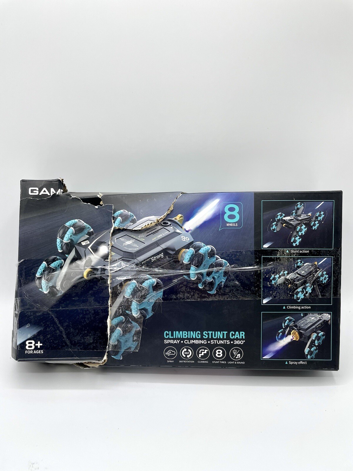 Gampop 8WD Gesture Sensing RC Stunt Car, New Open Box