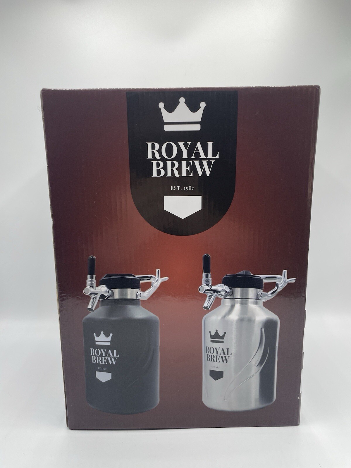 The Original Royal Brew Nitro Cold Brew Coffee Maker - Silver