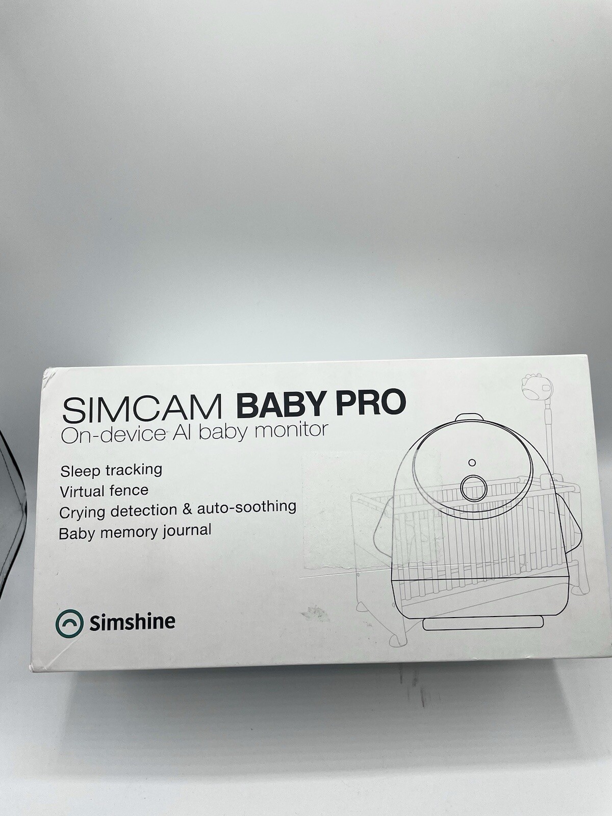 Sunshine SimCam Baby Pro Smart WiFi Baby Monitor, AI Smart Detection
