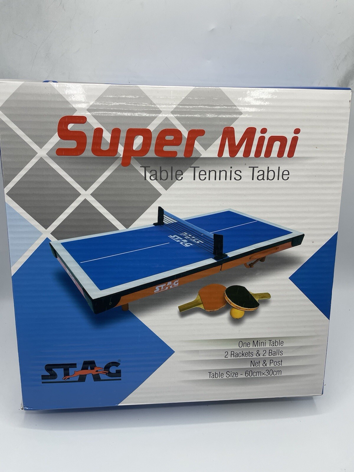 Stag Super Mini Table Tennis Table for Indoor Play and Recreation