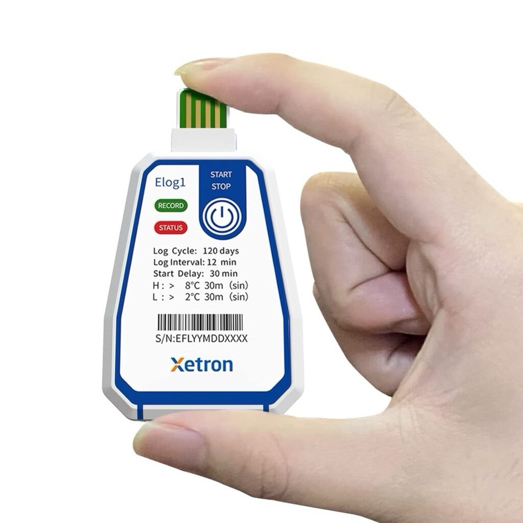 Xetron SingleUse Temperature Data Logger 150 Day, USB Temp Recorder - 10 Pack