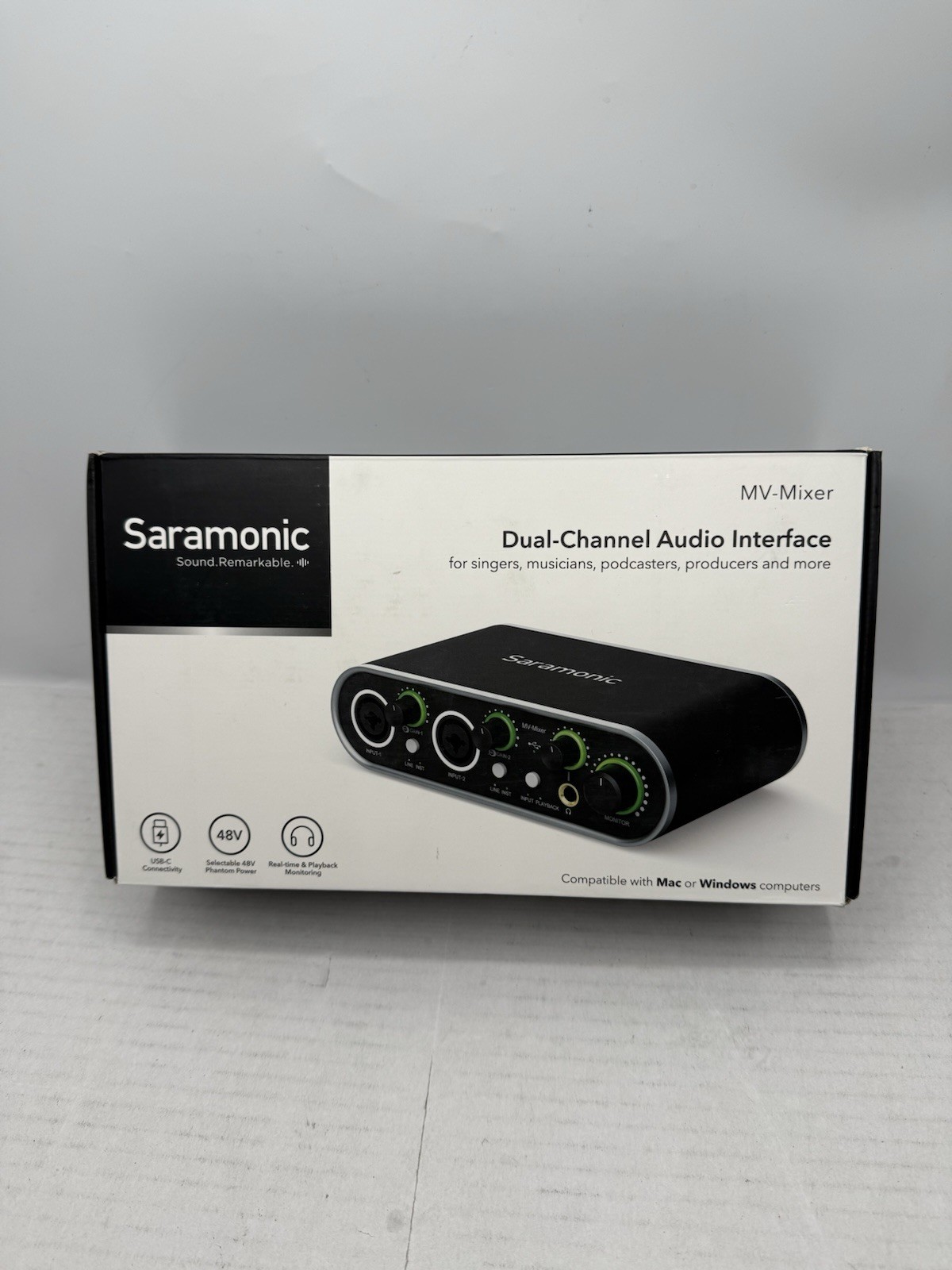 Saramonic MV-Mixer Dual-Channel XLR Audio Interface Mixer