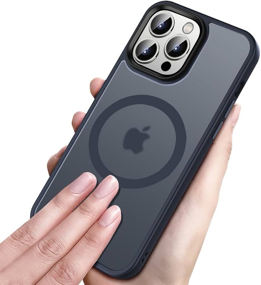 iPhone 14 Pro Protective Shell Case, Translucent AntiFingerprint Anti Shockproof