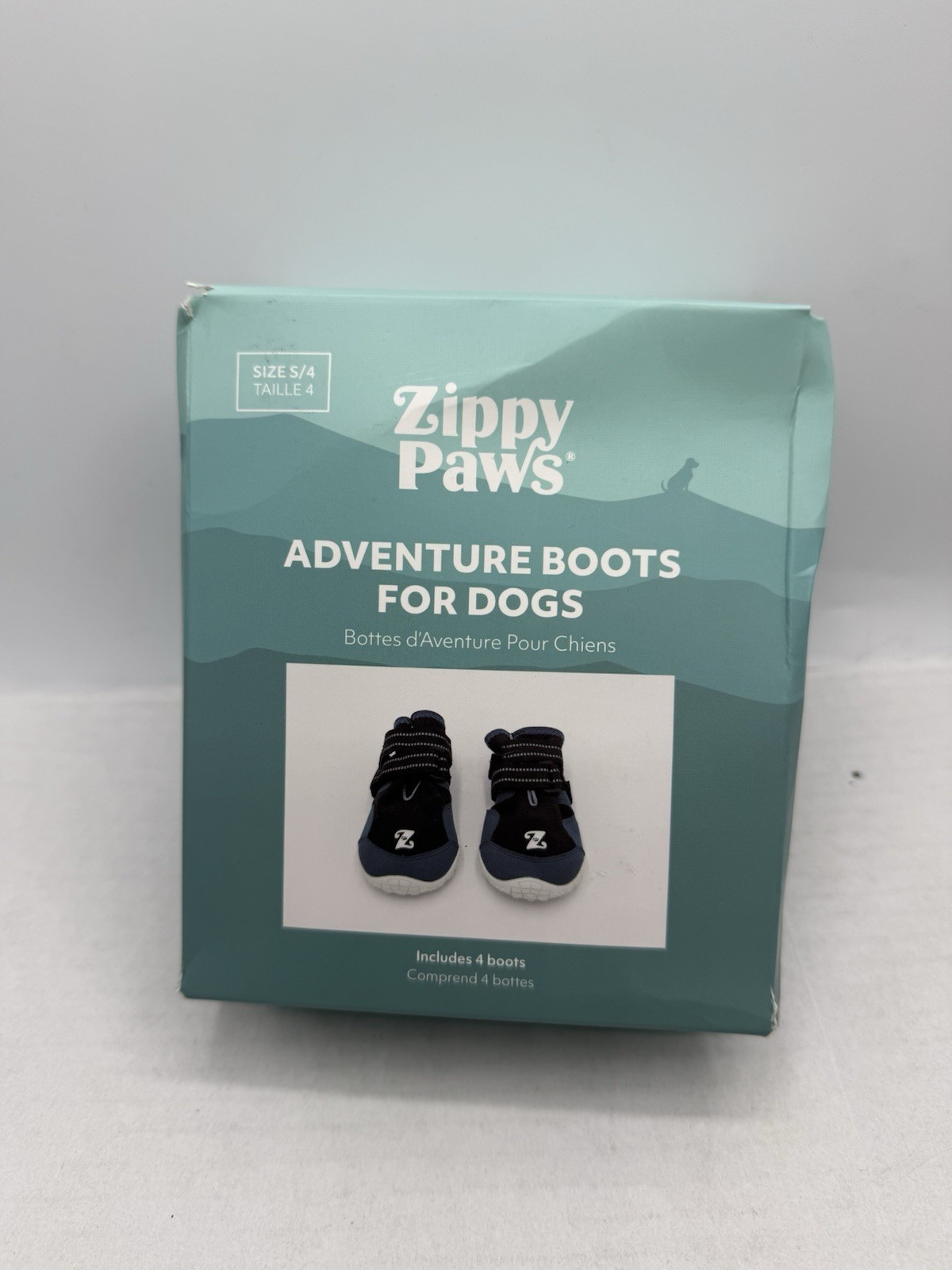 ZippyPaws Adventure Boots - Dog Shoes for Paw Protection - Size 4