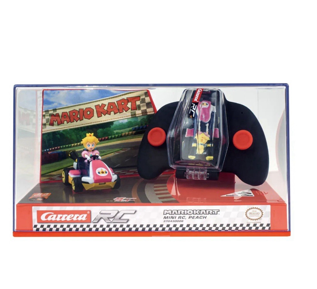 Peach Carrera RC Nintendo Mario Kart 2.4 GHz Mini Radio Remote Control Mariokart