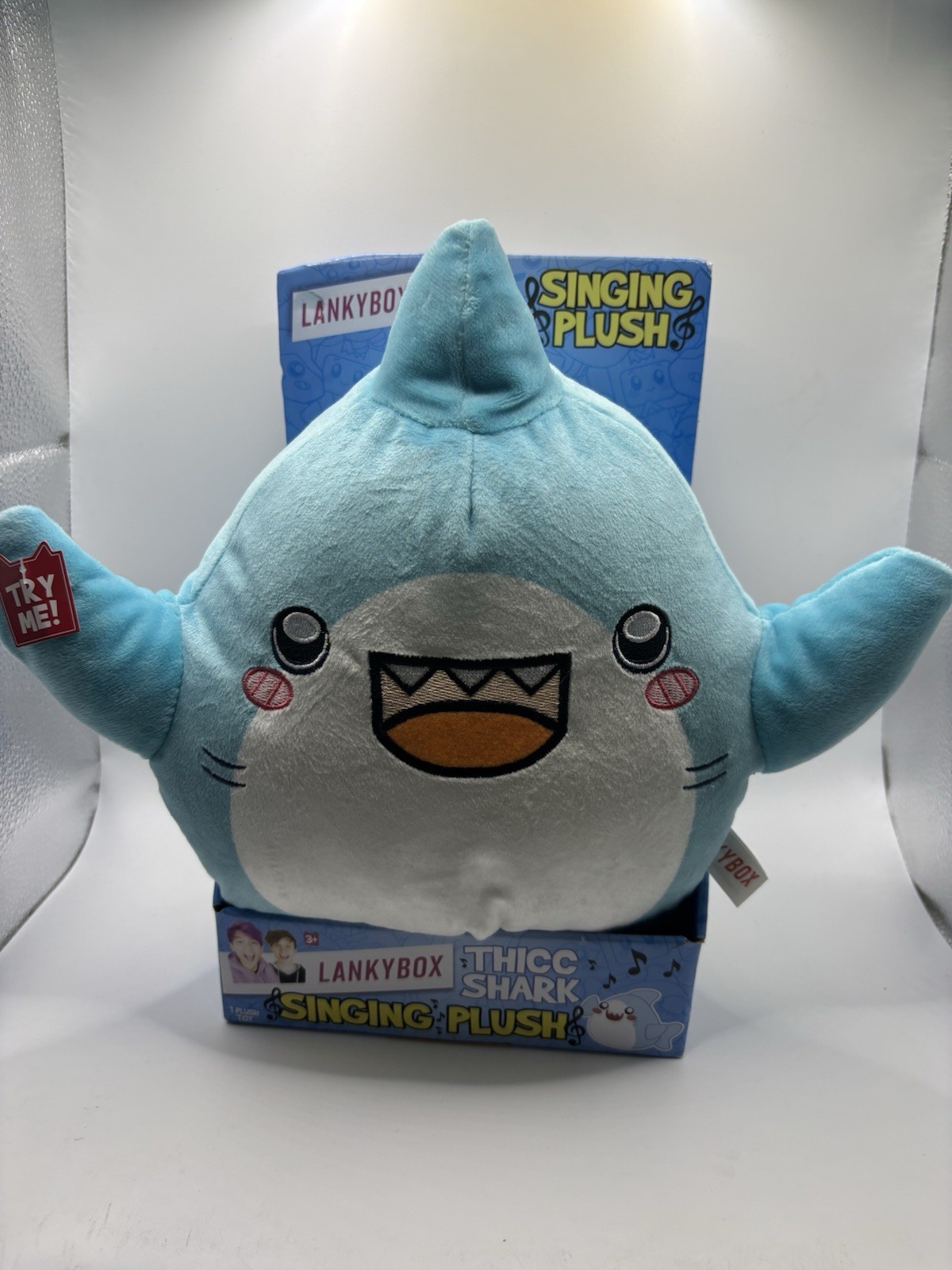 LankyBox Thicc Shark 11" Plush with Sound - New in Package