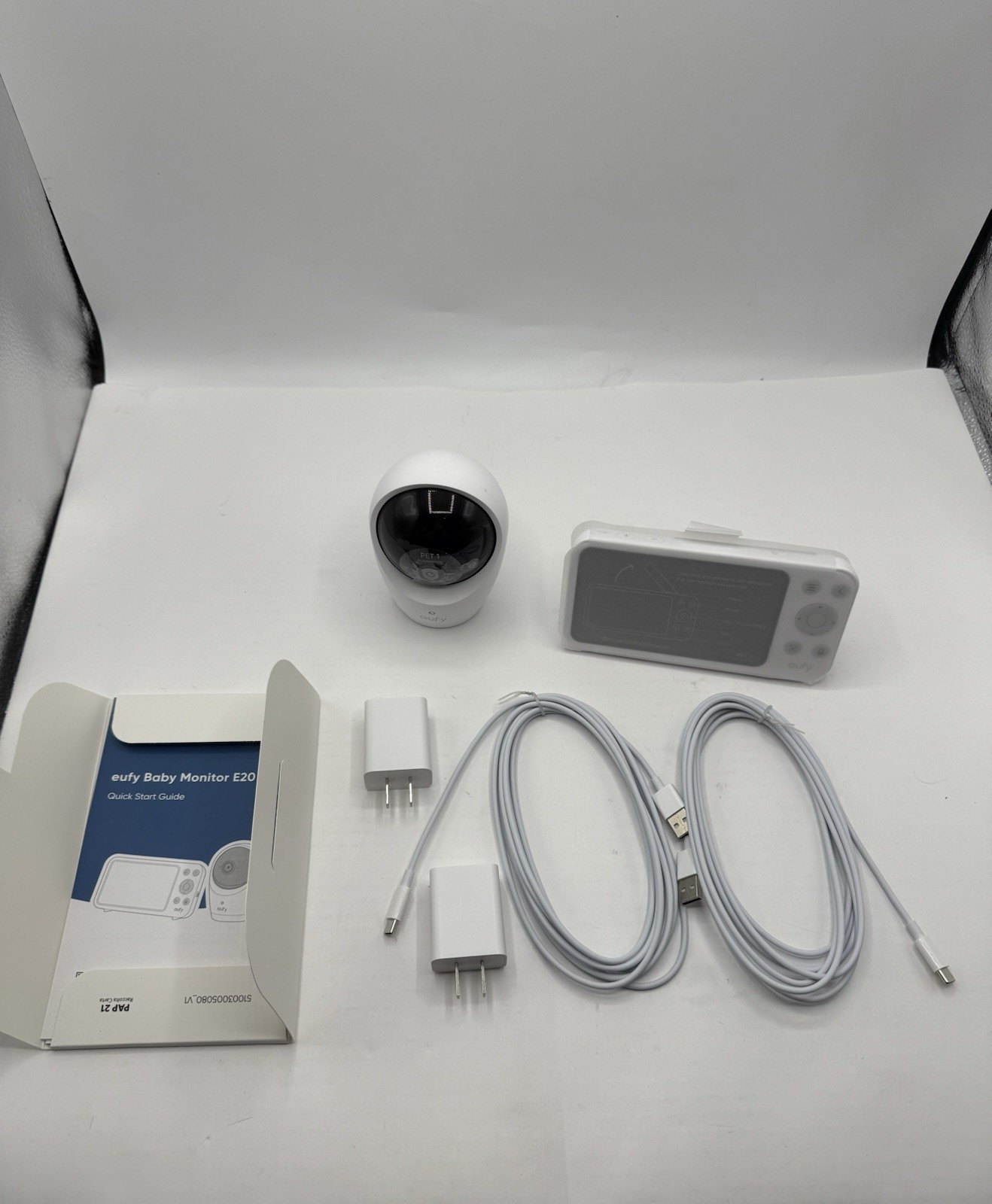 eufy E20 5'' Baby Monitor 2K Portable Camera PTZ Wi-Fi