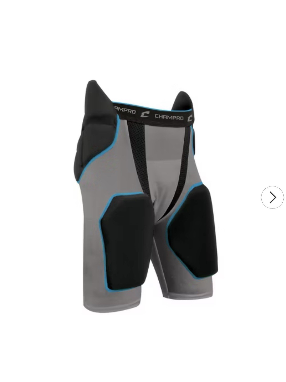 Champro Adult Tri-Flex Integrated 5 Pad Girdle GRAY 2XL