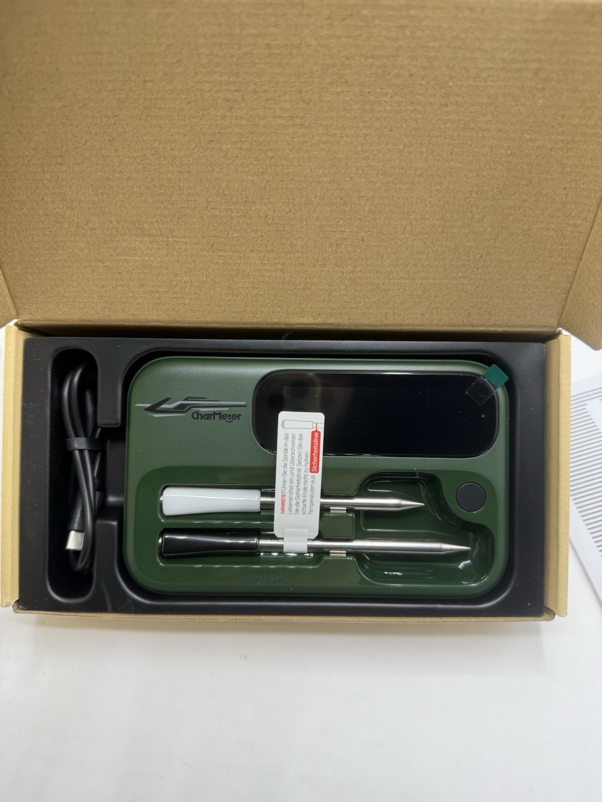 Wireless WiFi Meat Thermometer Digital, 2 Size Probes, LCD Screen