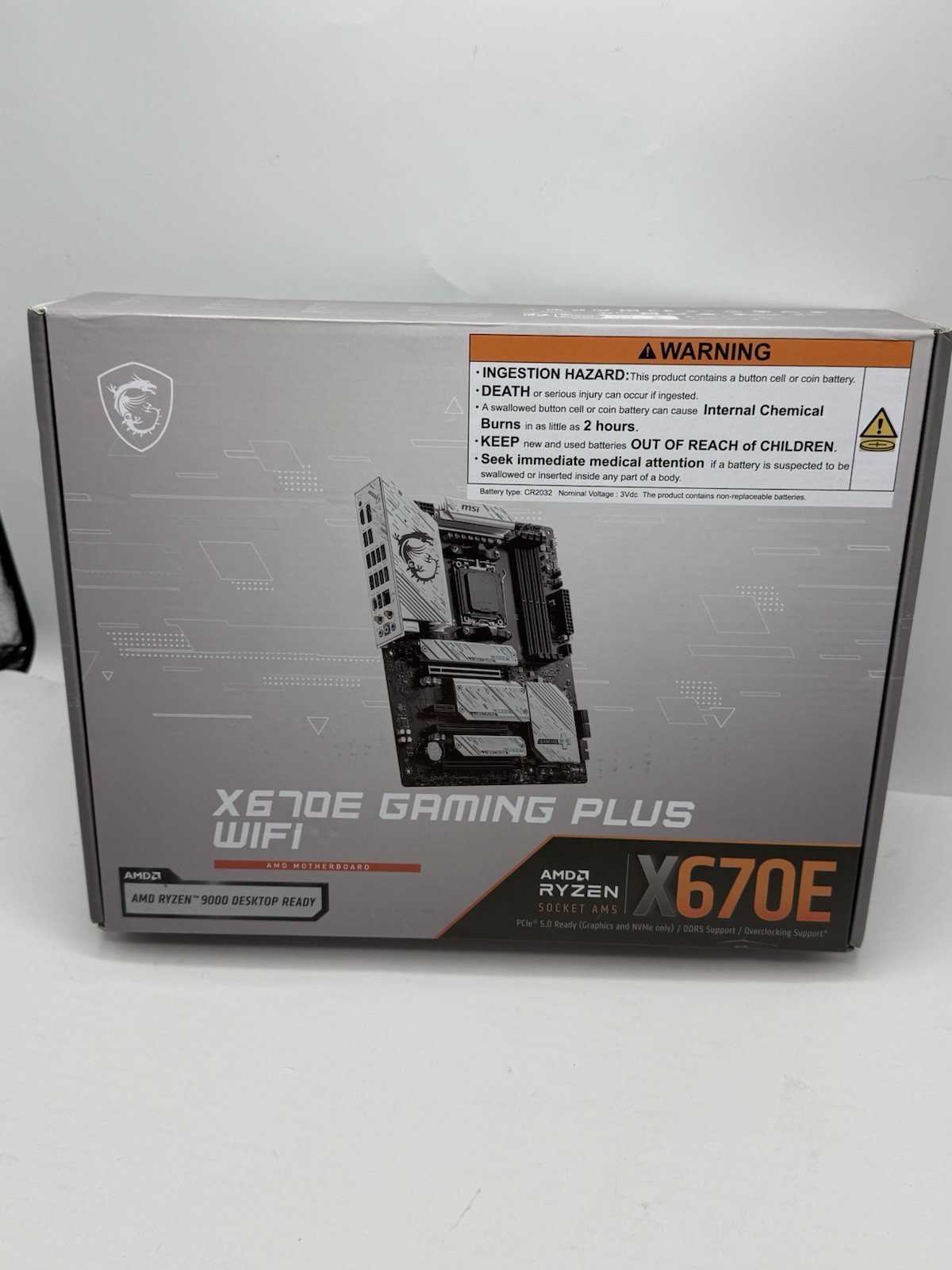 MSI X670E Gaming Plus WiFi AM5 DDR5 ATX Desktop Motherboard X670EGAMPLUSWIFI