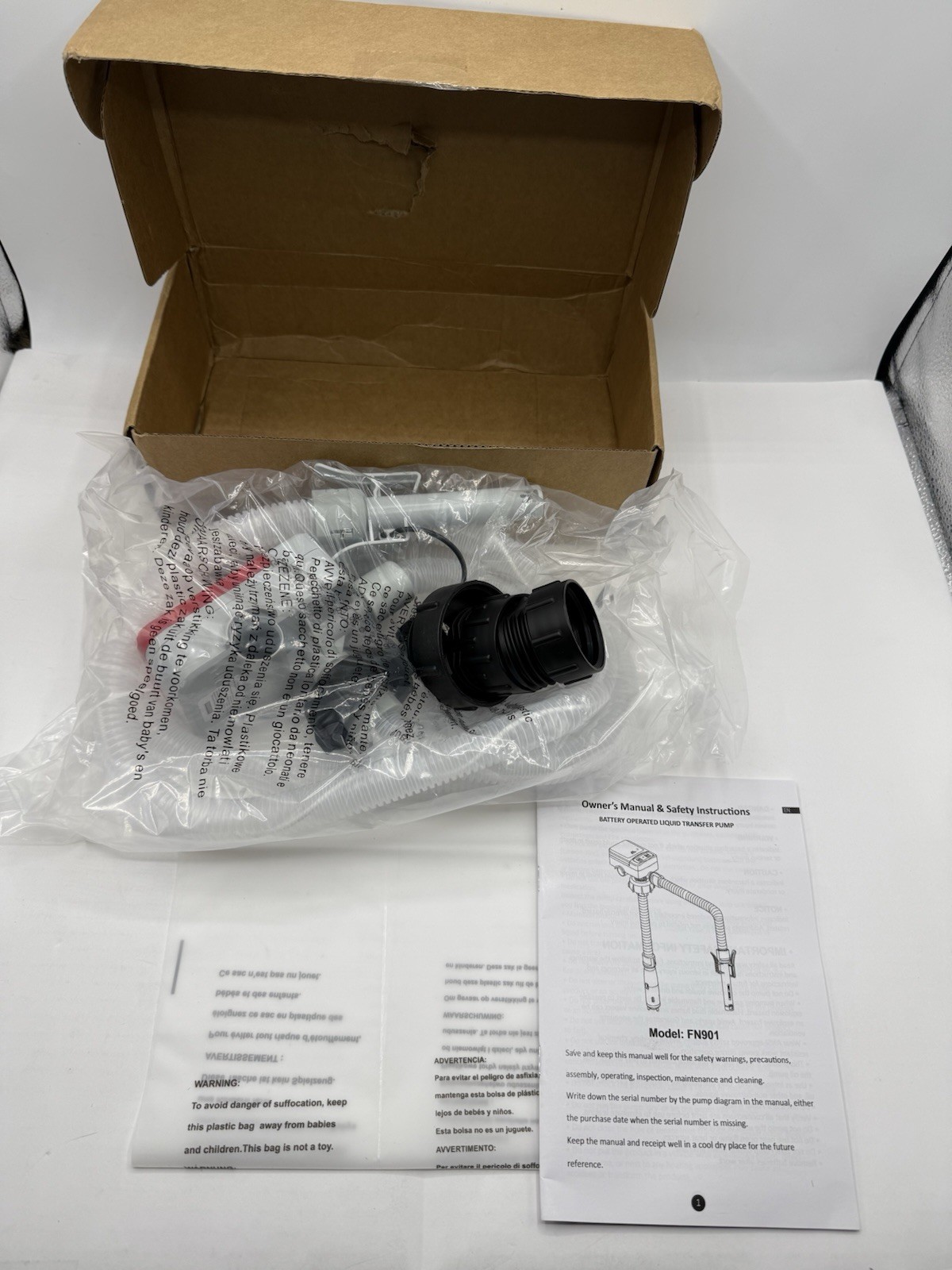 Battery Operated Liquid Transfer Pump Model: FN901