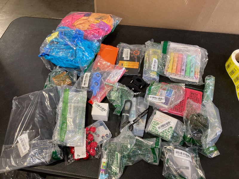 BAG LOT- MISC ITEMS NEW AND USED