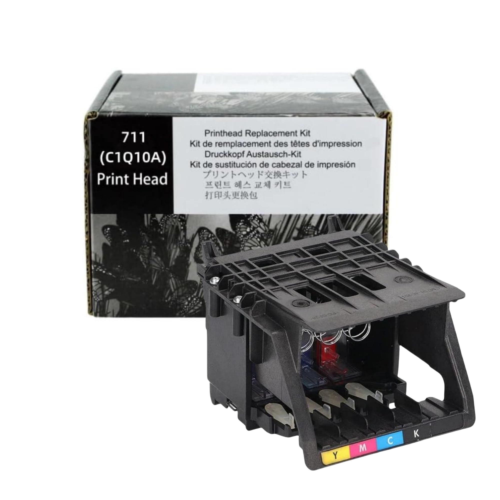 711(C1Q10A) Printhead(with Chip) Replacement for HP 711(C1Q10A) Printhead(New) for DesignJet Printers - Compatible with T120/T125/T130/T520/T525/T530 | Genuine HP 711 Print Head