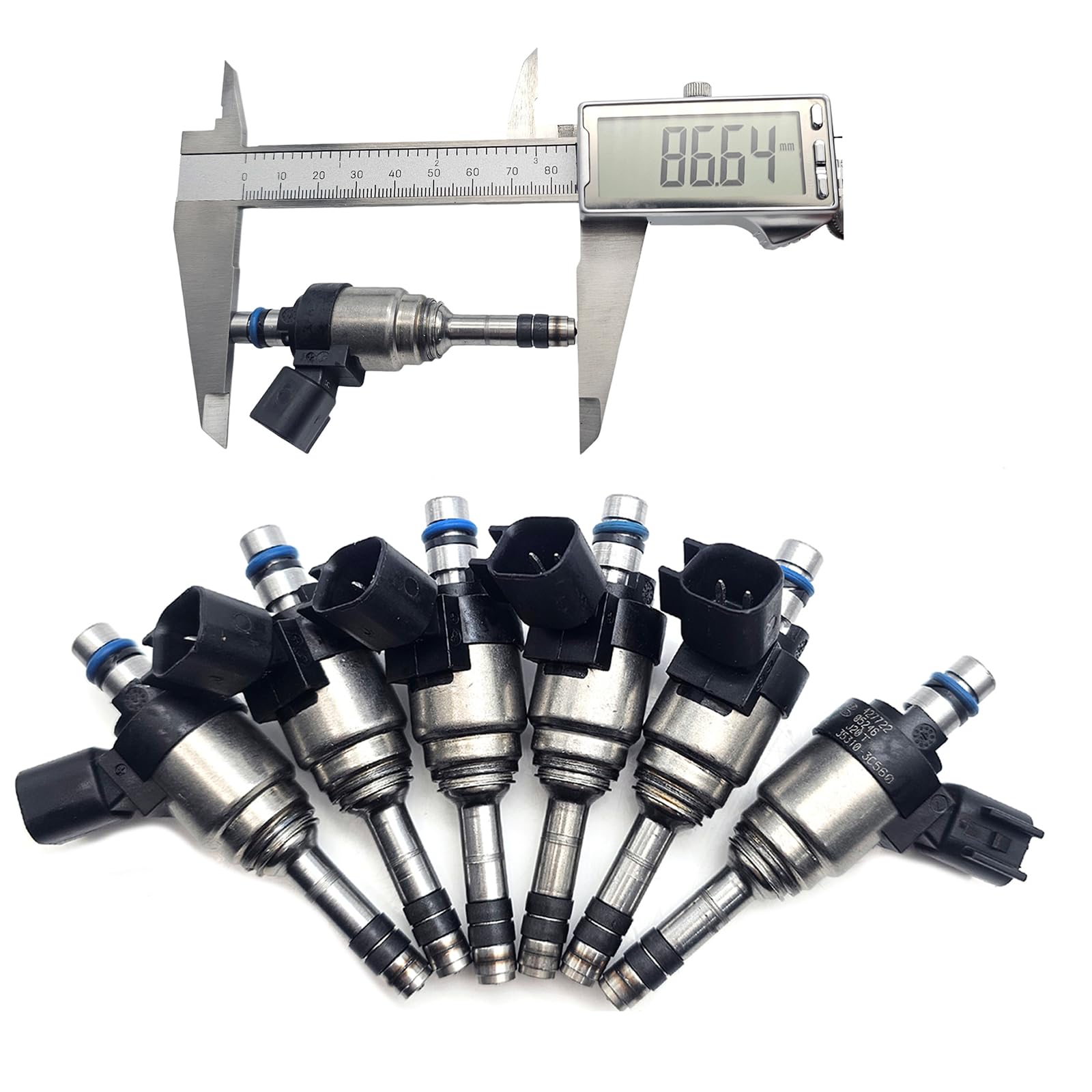 IMIFAFTAbT 35310-3C560 353103C560 6 PCS Fuel injector Fits for Hyundai Azera Genesis 2014-2016 for Kia K900 2016-2018 Cadenza 2013-2016