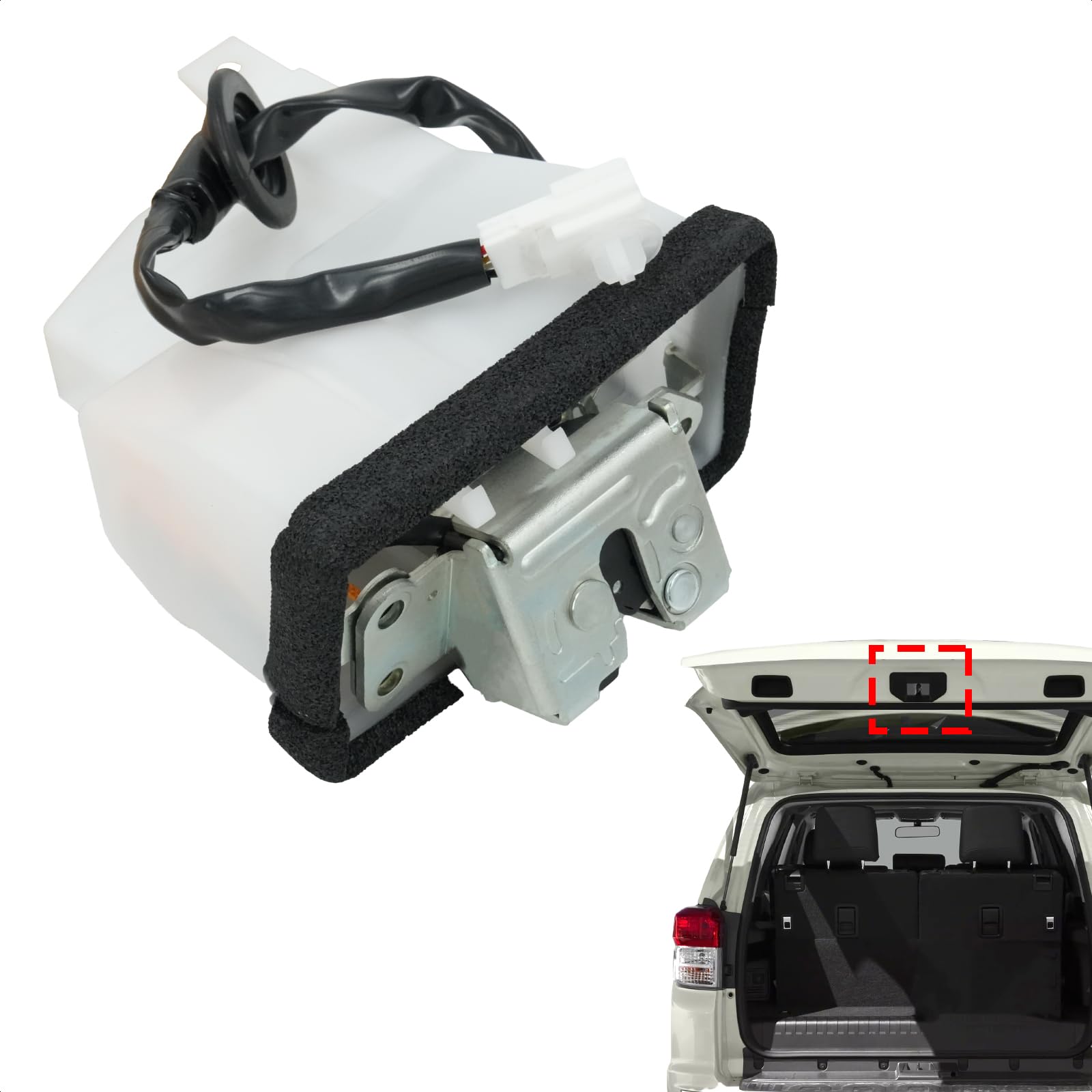 Blycorul Rear Trunk Latch Actuator, Compatible with 2010-2021 Toyota 4runner, Rear Tailgate Hatch Lock Actuator, Replaces 69110-35082