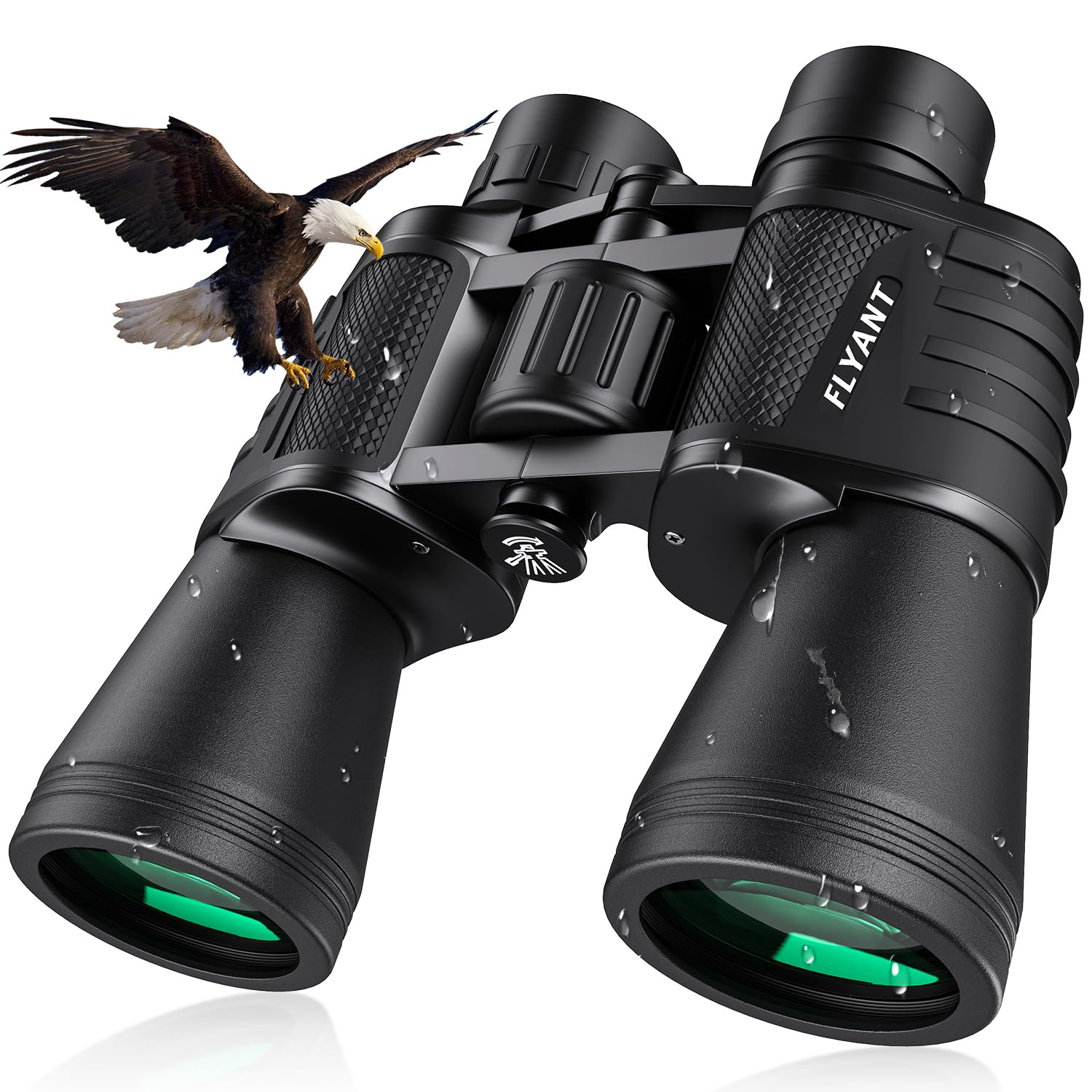 20x50 High Powered Binoculars for Adults, Waterproof Compact Binoculars with Low Light Vision for Bird Watching Hunting Camping Travel Cruise Hiking Sports Stargazing, Christmas Birthday Gifts for Men