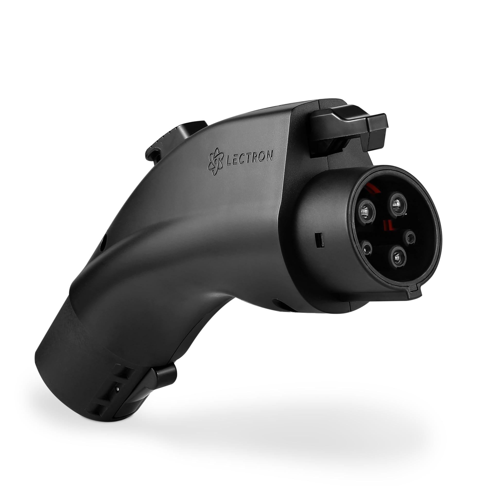 Lectron Tesla to J1772 EV Charging Adapter – NACS Converter, 48 Amp & 250V, Compatible with Tesla High Powered Connectors, Destination Chargers & Mobile Connectors for J1772 Electric Vehicles (Black)