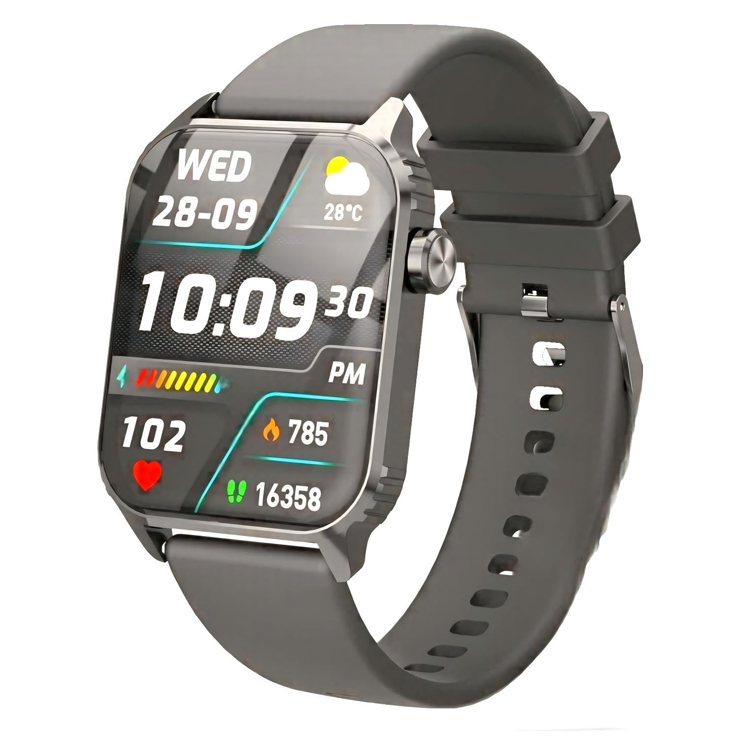 TRAUSI Smart Watch, 120 Sports Modes Smartwatch, IP67 Waterproof, Sleep Monitor, Bluetooth Call Watch for Android/iPhone