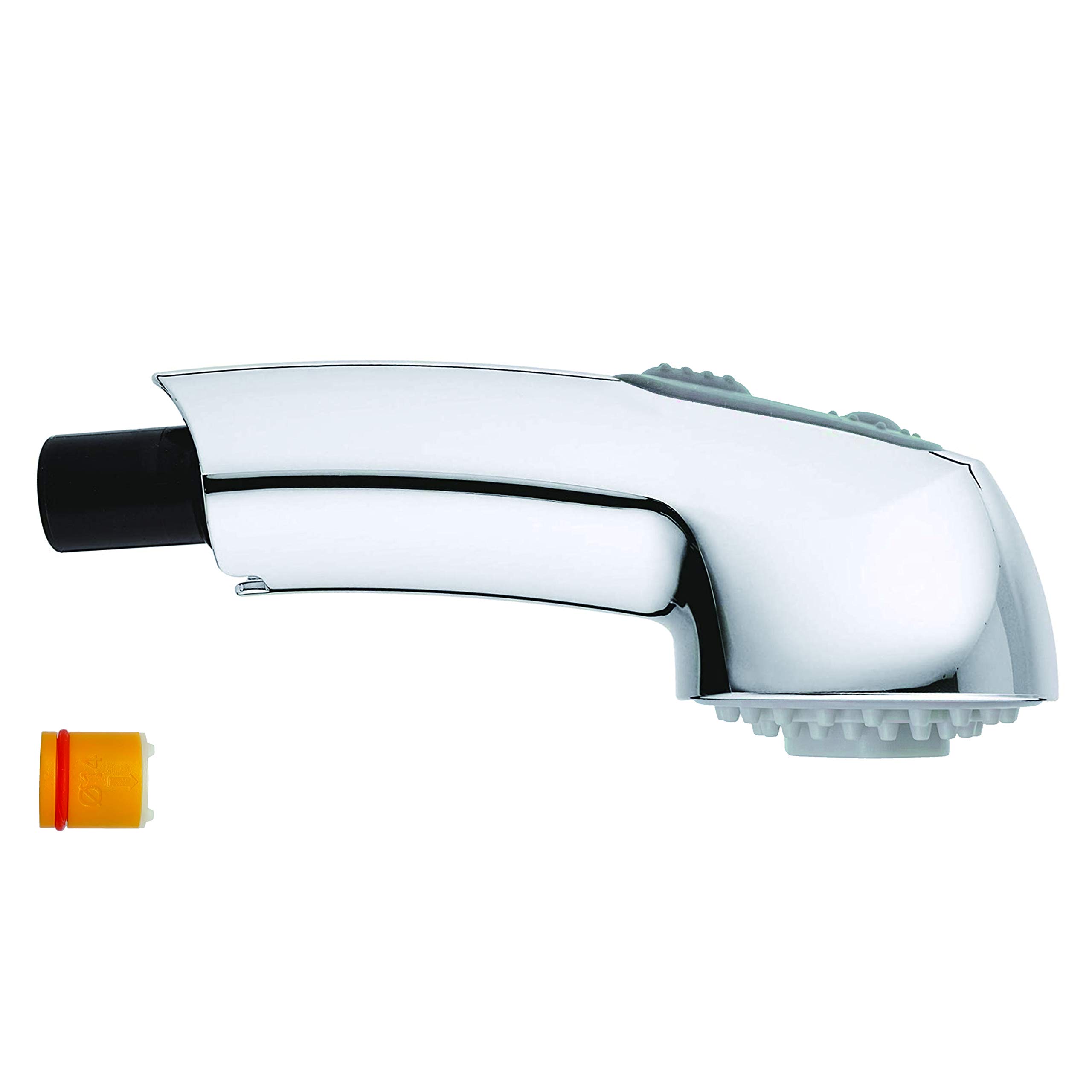 Pull-Out Spray Wand Fits Grohe Pull Out Faucets, Compatible with Grohe Part 46312IE0/46298IE0, Chrome, Easy Install with O-Rings, Saves 70% vs OEM