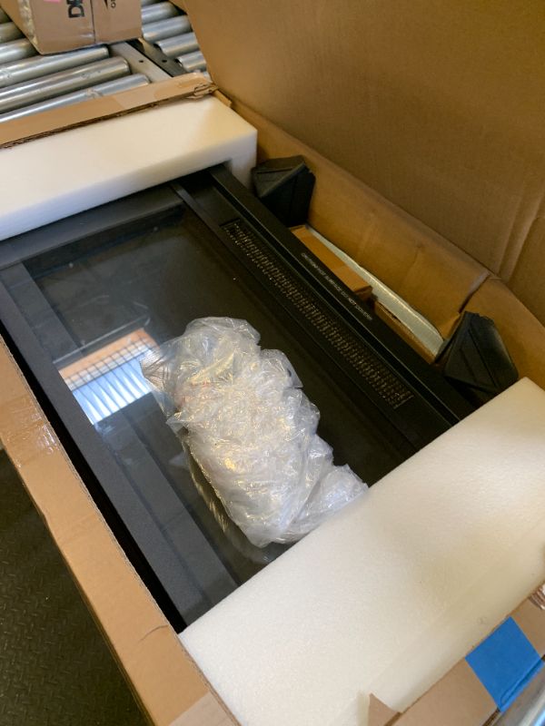 COSTWAY Recessed Fireplace Heater, Electric Fireplace