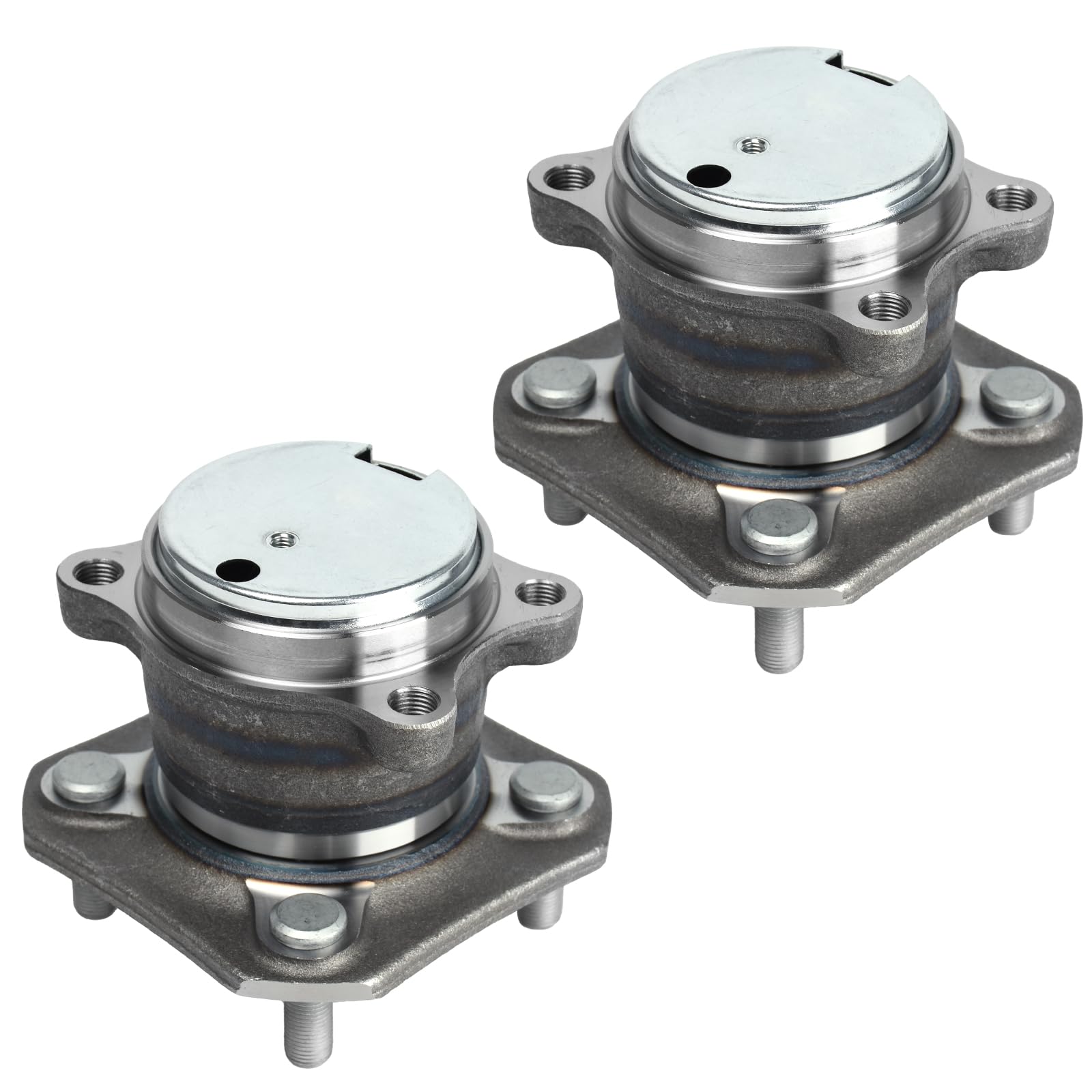 PAROD 2PCS 512384 Wheel Hub & Bearing Assembly fit for Nissan Sentra 2007-2012 2.0L L4; 4-Wheel ABS Rear