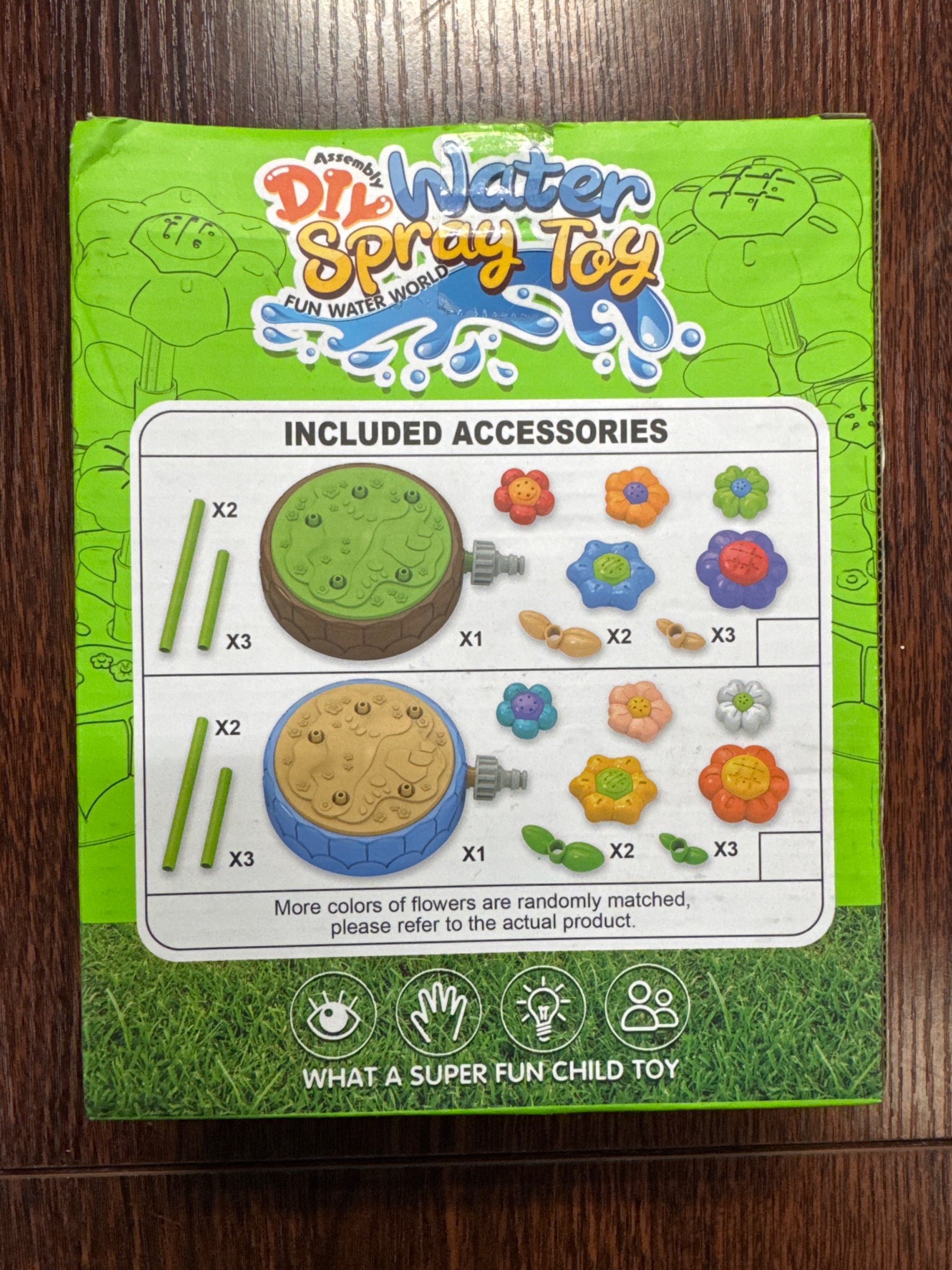 DIY water spray toy
