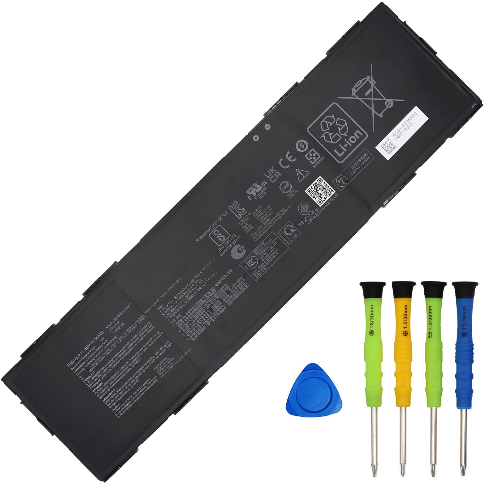GlottyBatt C31N2005 Battery Replacement for ASUS Chromebook CX3 CX3400FMA Chromebook CX9 CX9400CEA ExpertBook B3 Flip B3402 B3402FBA B3402FEA Series Laptop Battery 0B200-03810000 50Wh