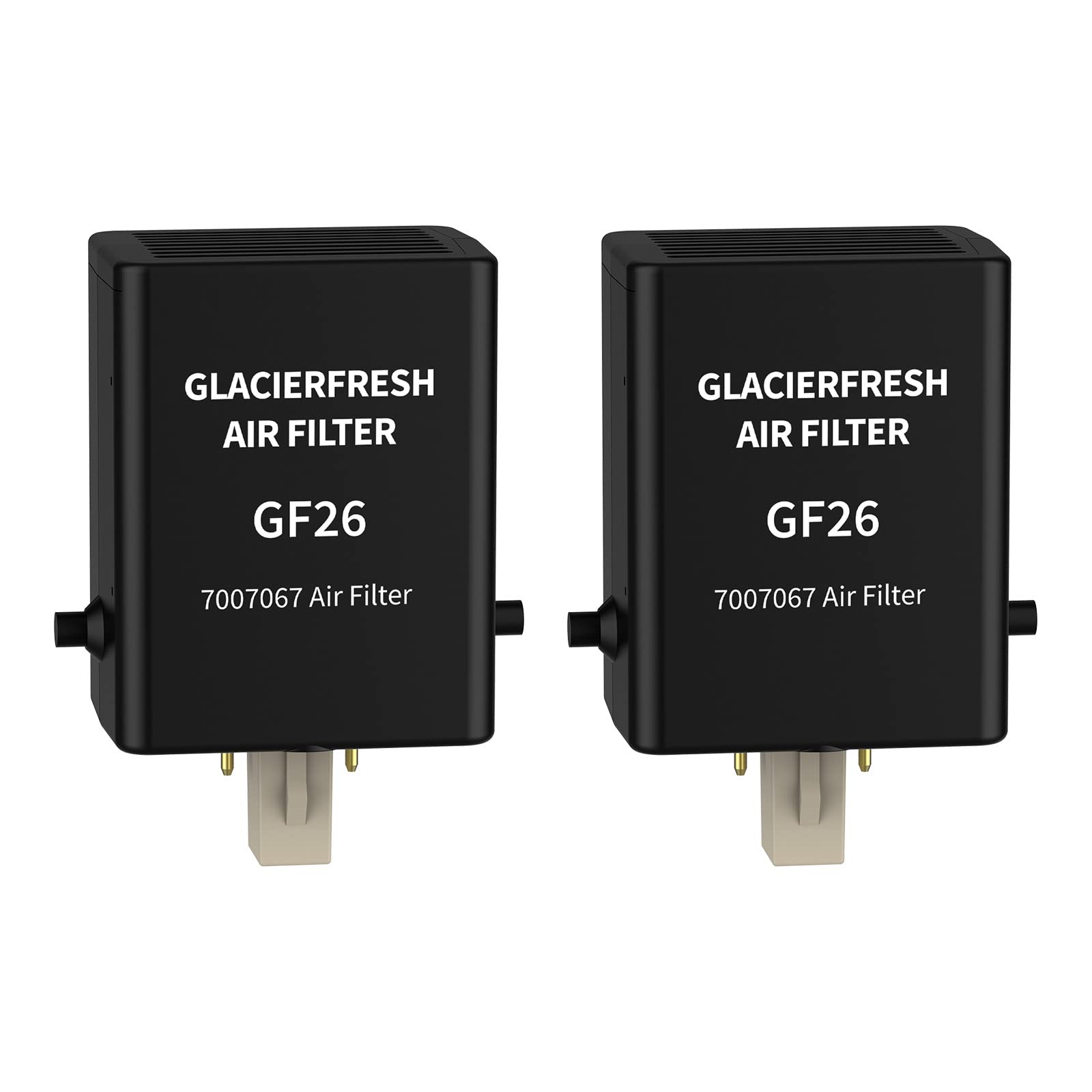 GLACIER FRESH Replacement For Sub-Zero Refrigerator Air Purification Cartridge 7042798, 7007076, 7007067 Air Filter (2 Pack)