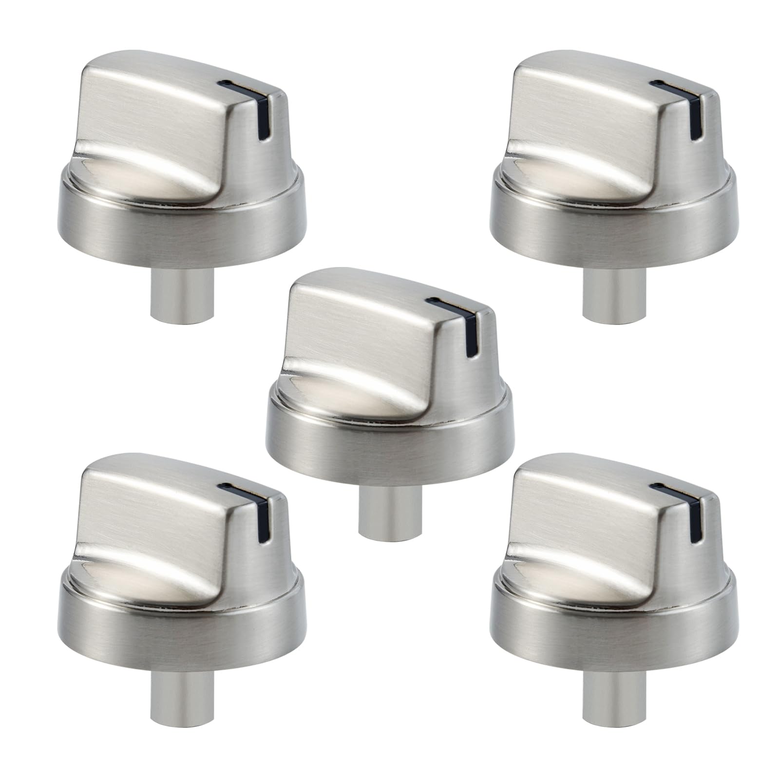 Stainless Steel WB03X29315 Stove knobs Replacement for GE Stove Parts Burner