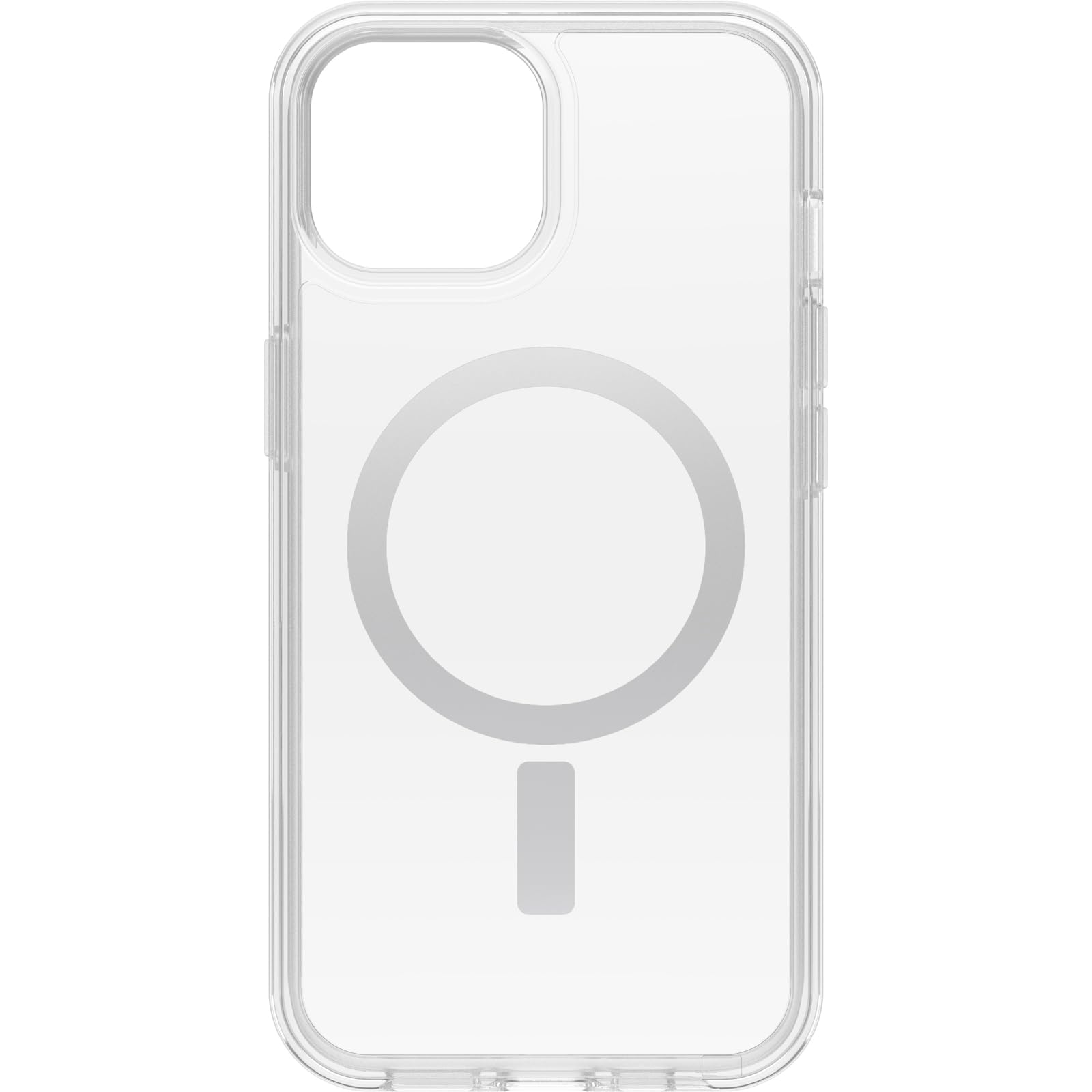Cosmetic scratch OtterBox iPhone 15, iPhone 14, and iPhone 13 Symmetry Series Clear Case (Clear), Snaps to MagSafe, Ultra-Sleek, Raised Edges Protect Camera & Screen