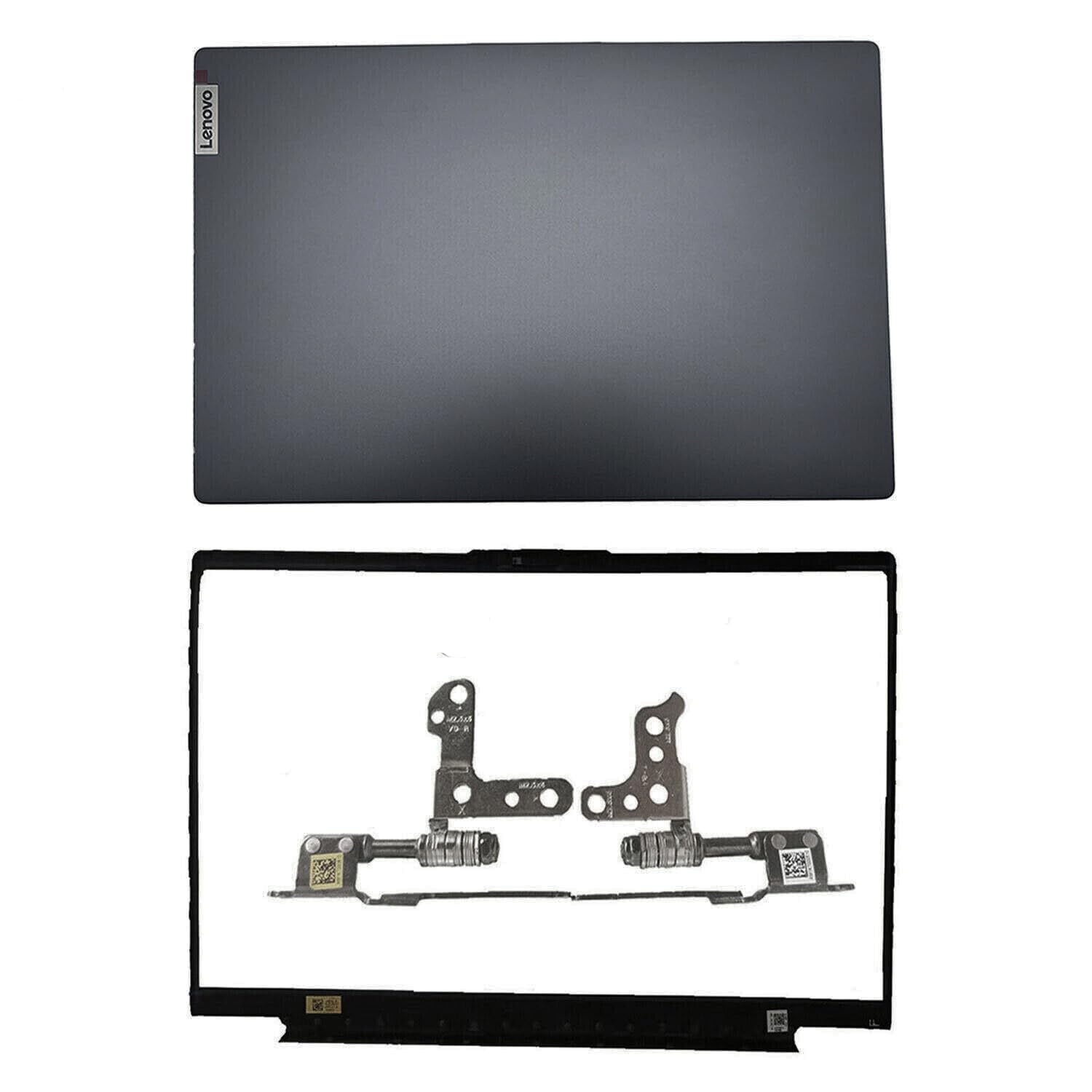 Wzqrps Replacement Laptop LCD Cover Back Rear Top Lid Hinges Front Bezel for Lenovo ideapad 5 15IIL05 15ARE05 15ITL05 15ALC05 5-15IIL05 5-15ARE05 5-15ITL05 5-15ALC05 5CB0X56073 5CB0Z31048 (Gray)