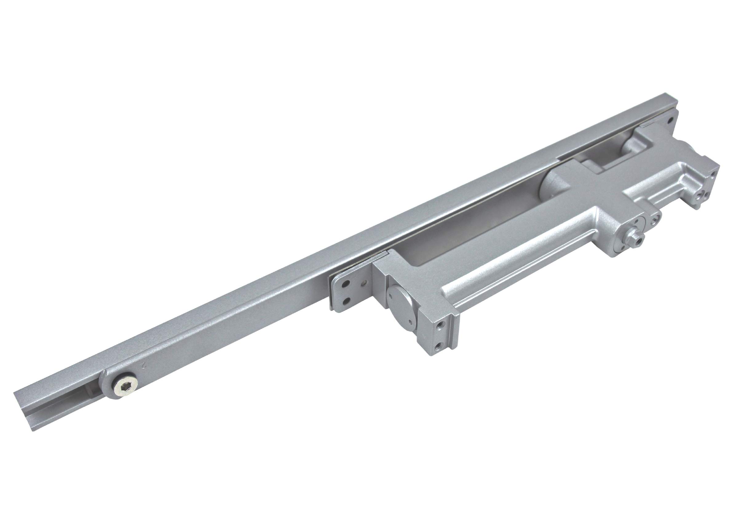 NHN1628U-M Concealed Door Closer, Non-Handed, Heavy-Duty, Up to 88lbs. Doors, Non-Compatible with Larson Door, Dual Speed Control, Invisible Door Closer
