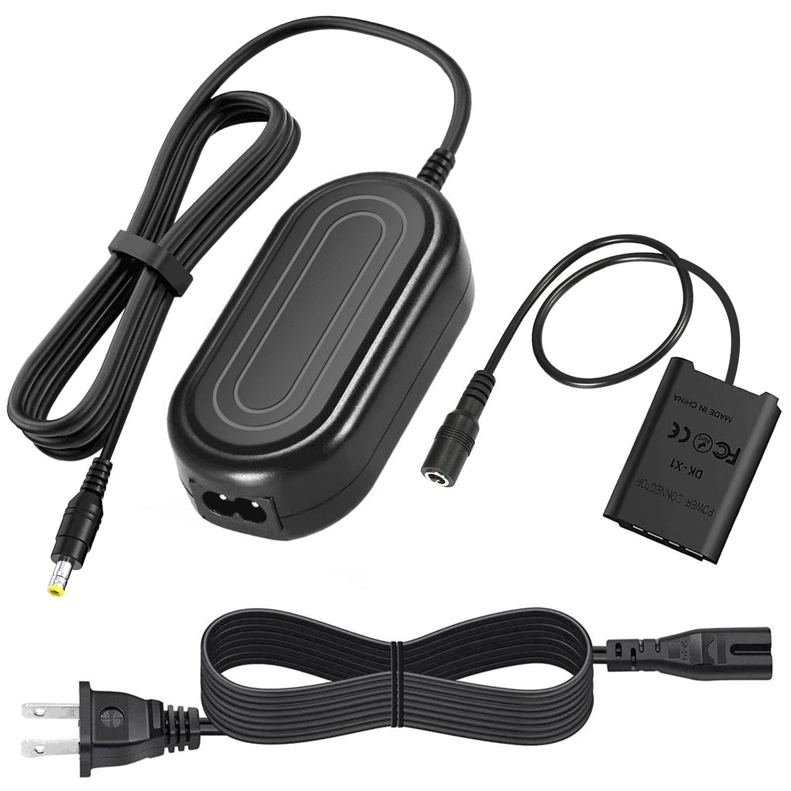 Gonine ZV1 NP-BX1 Dummy Battery DK-X1 DC Coupler, AC-LS5 Continuous Power Supply AC Adapter, Compatible with Sony ZV1 ZV-1 II, ZV1F ZV-1F, DSC-RX1 RX1R, RX100 II III IV V VI VII Cameras.
