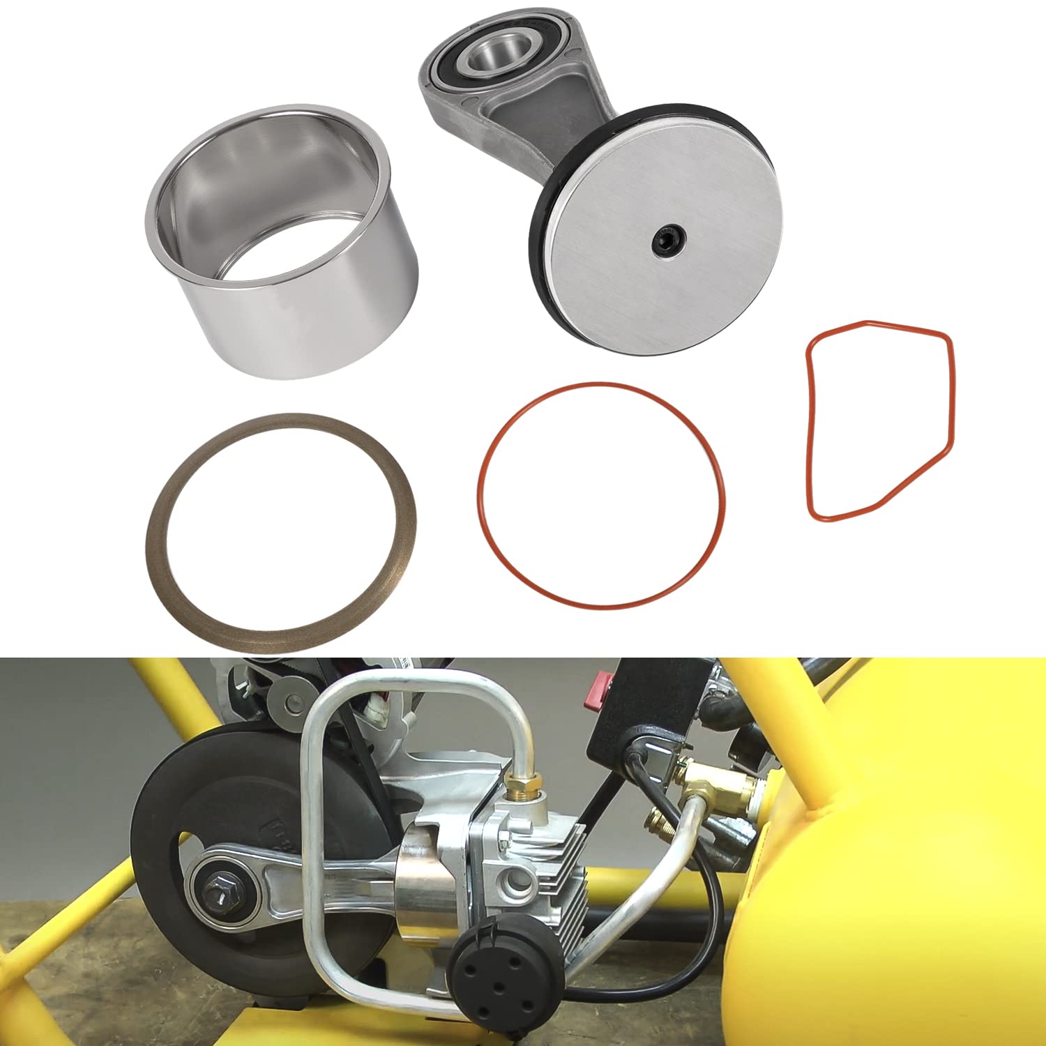 For Dewalt Air Compressor Piston Rod Kit N038785 Complete Assembly fits D55146 D55167 D55168 2-7/8" Cylinder Bore