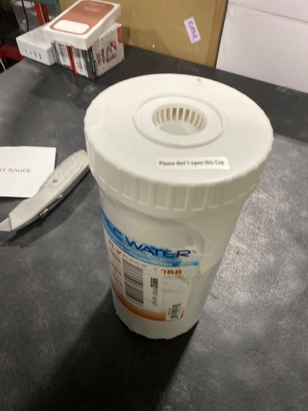 APEC Water Systems FI-KDF85-10BB US Made Iron and Hydrogen Sulfide Reduction Replacement Water Filter, 4.5"x10"