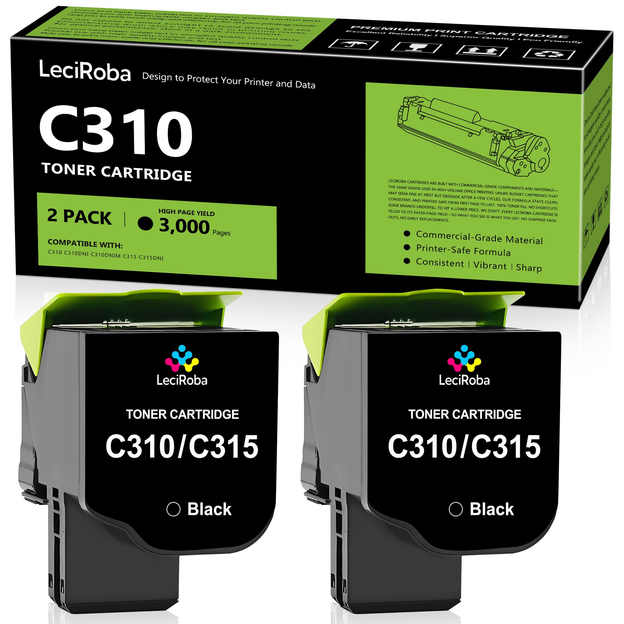 Compatible Canon 055  Black Toner Cartridge Premium imageCLASS MF740 MF750 LBP660