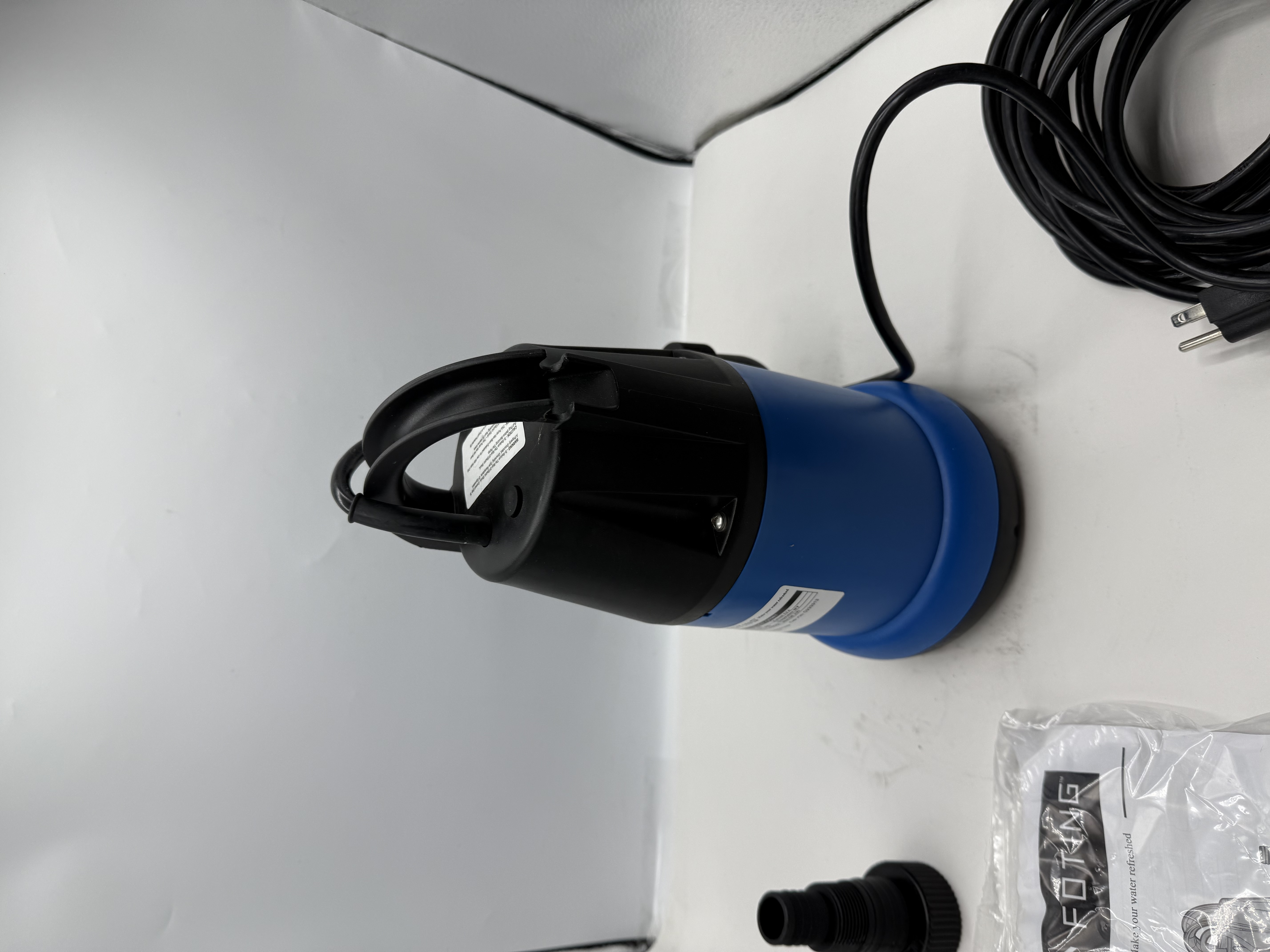Foting Sump Pump 1 HP, 25FT Cord