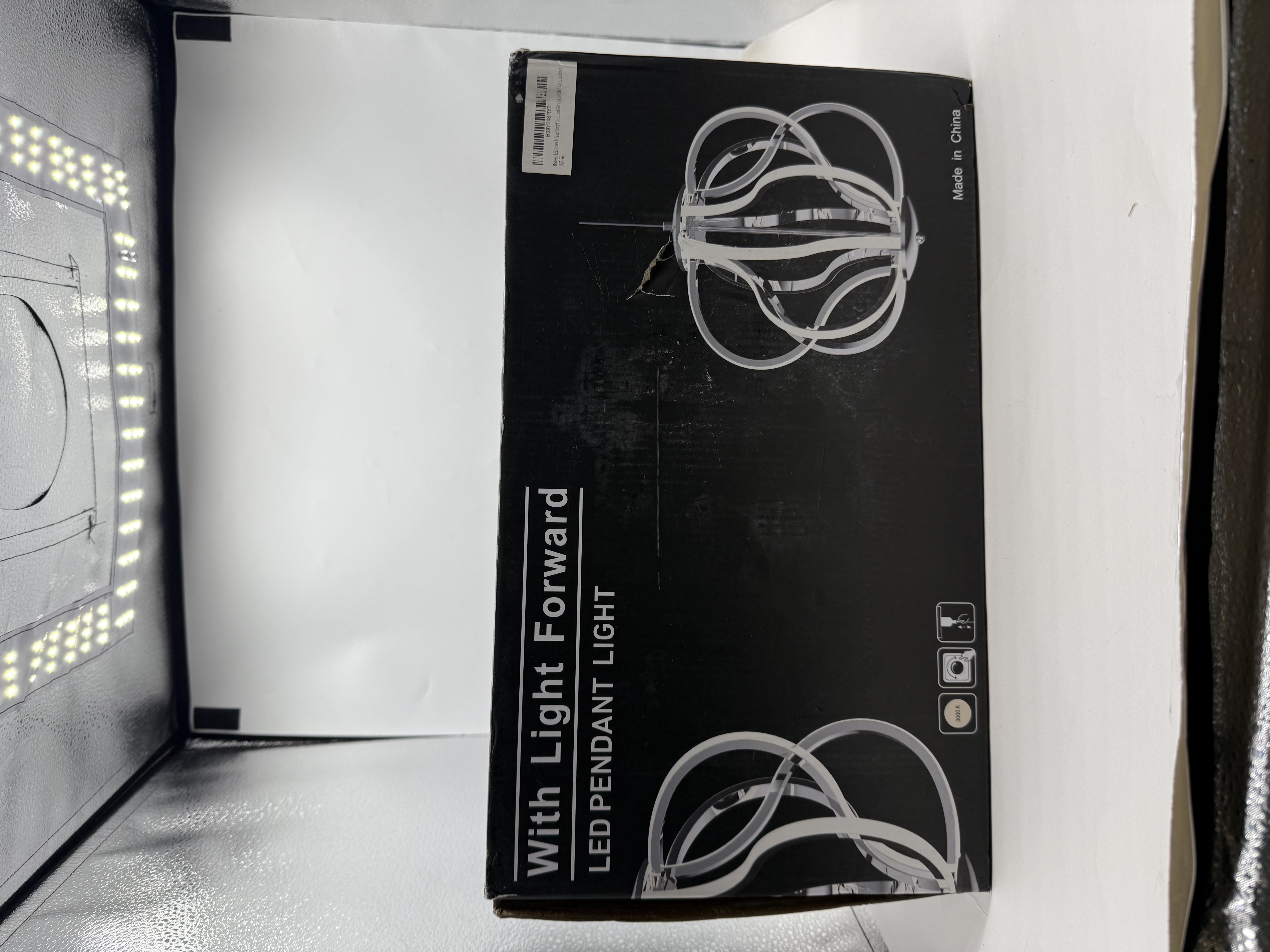 Modern LED Pendant Light Fixture with Light Forward 