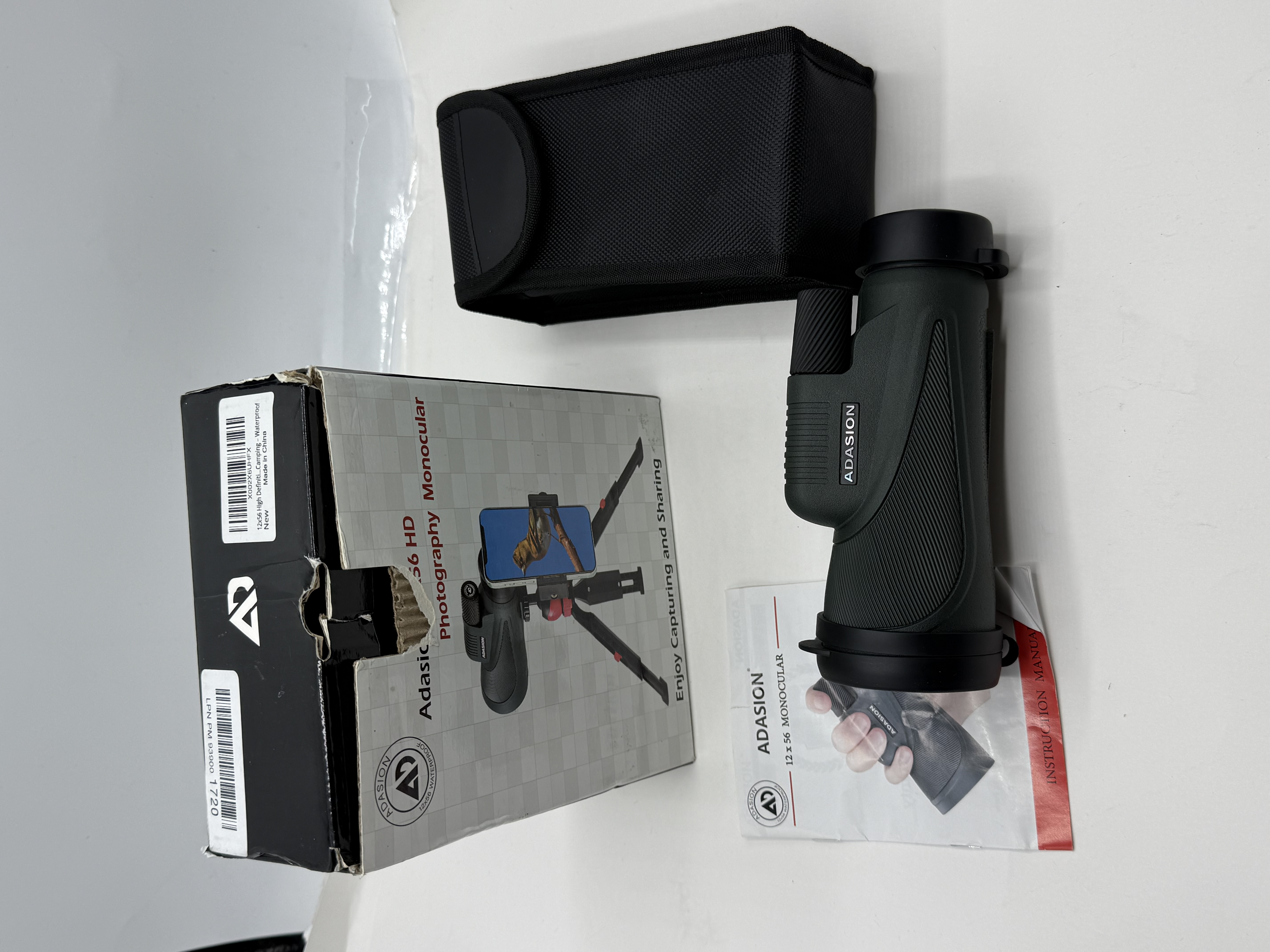 Adasion 12x56 Monocular Telescope - Monocular Only