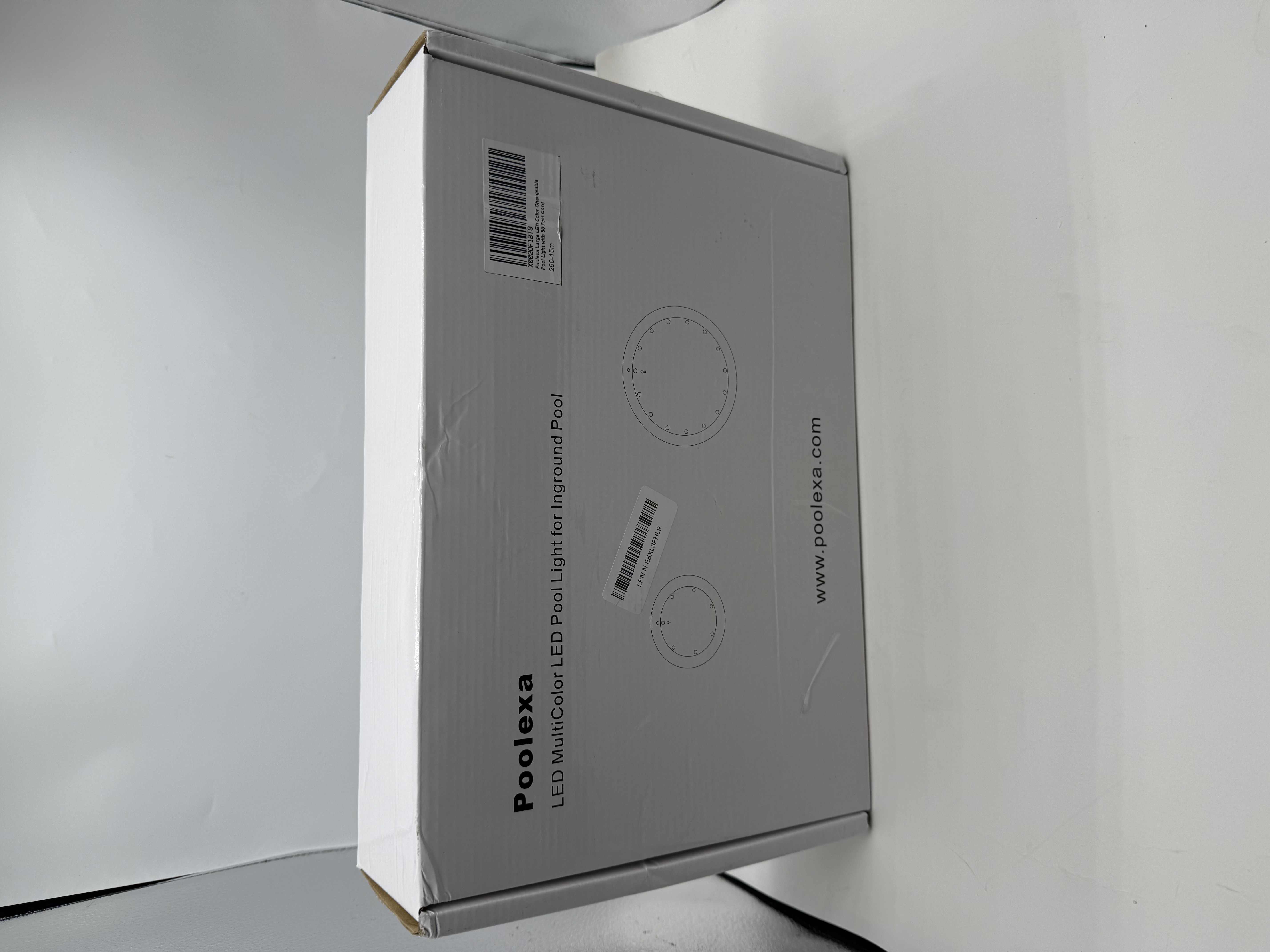 Poolexa Color Changable LED Pool Light, 50ft Cord