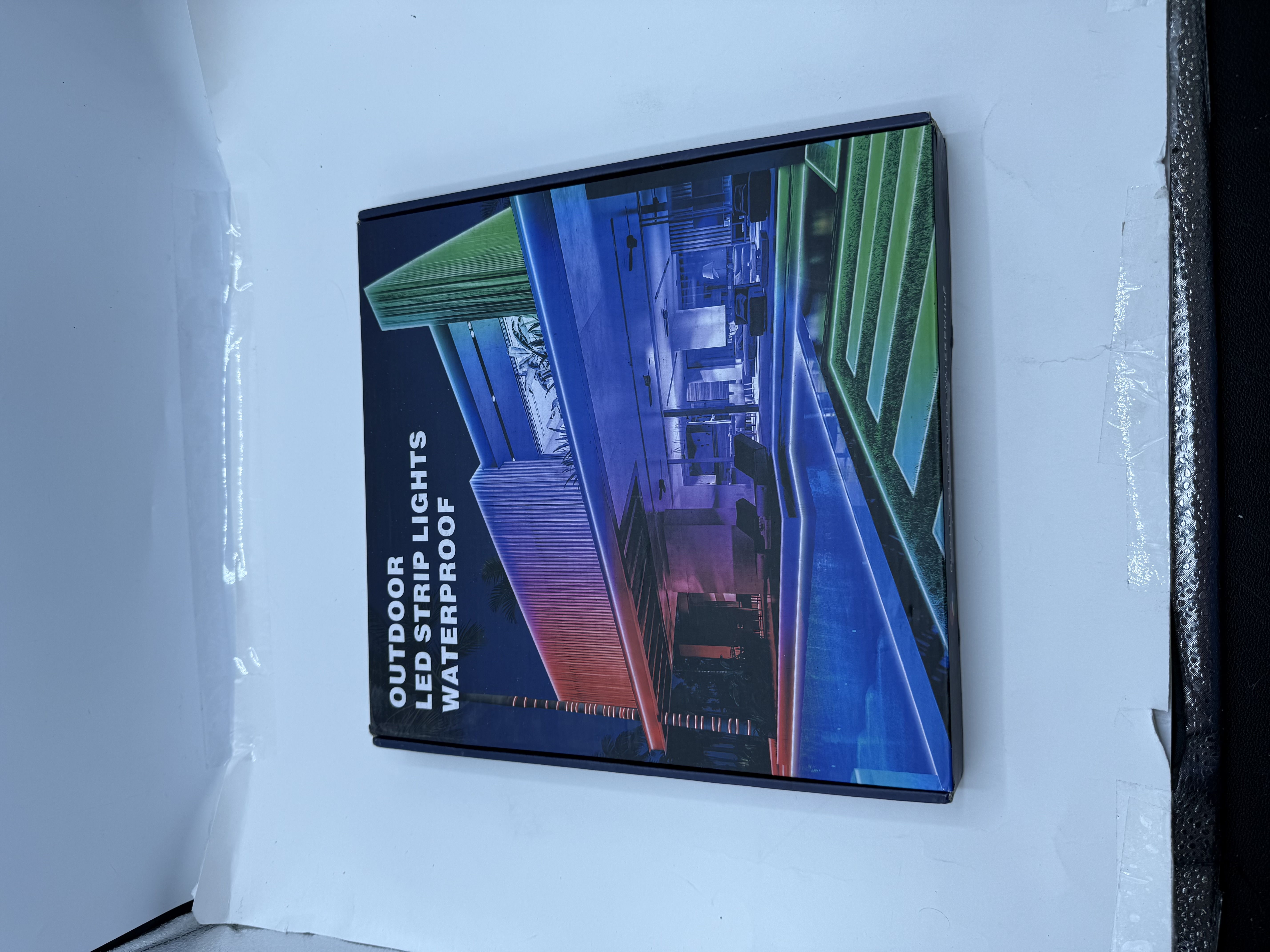 Outdoor LED Strip Lights Waterproof RGB Color Changing w/ Remote, 32.6ft