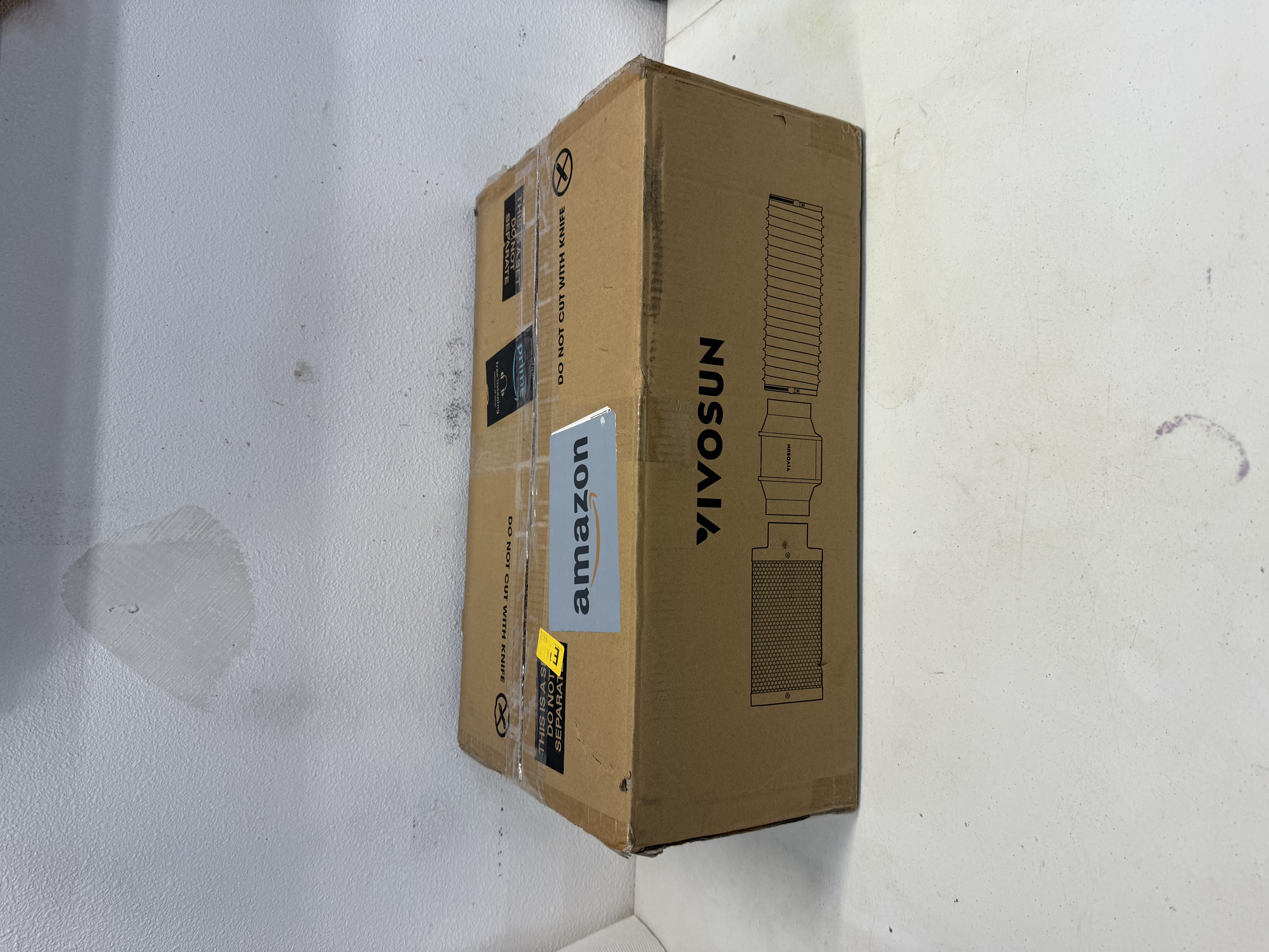 VIVOSUN Smart Air Filtration T4 Kit 4", AeroZesh T4 Inline Duct Fan