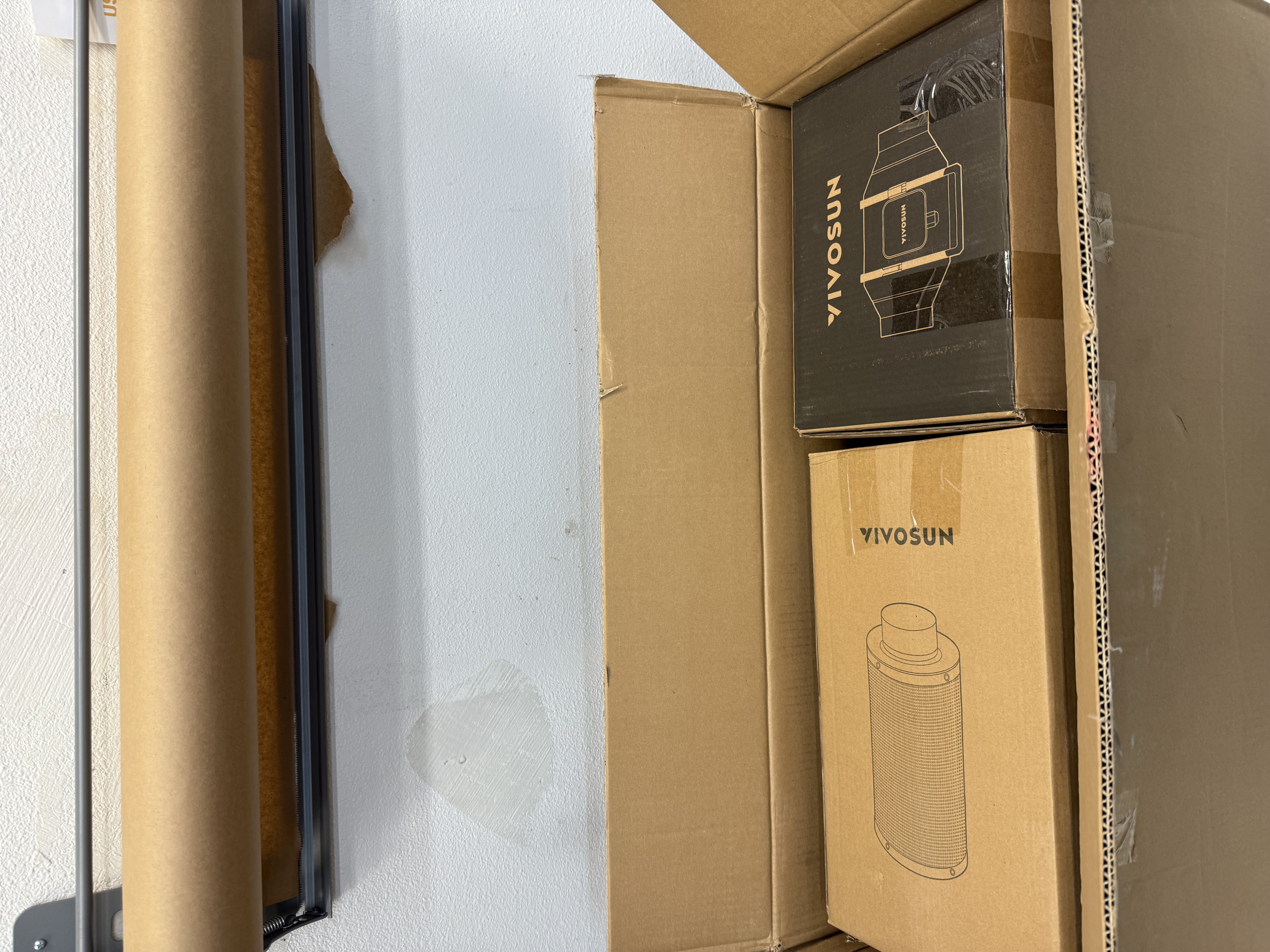 VIVOSUN Ventilation Kit 6 Inch 390 CFM Inline Duct Fan with 6" x 16"Carbon Filter