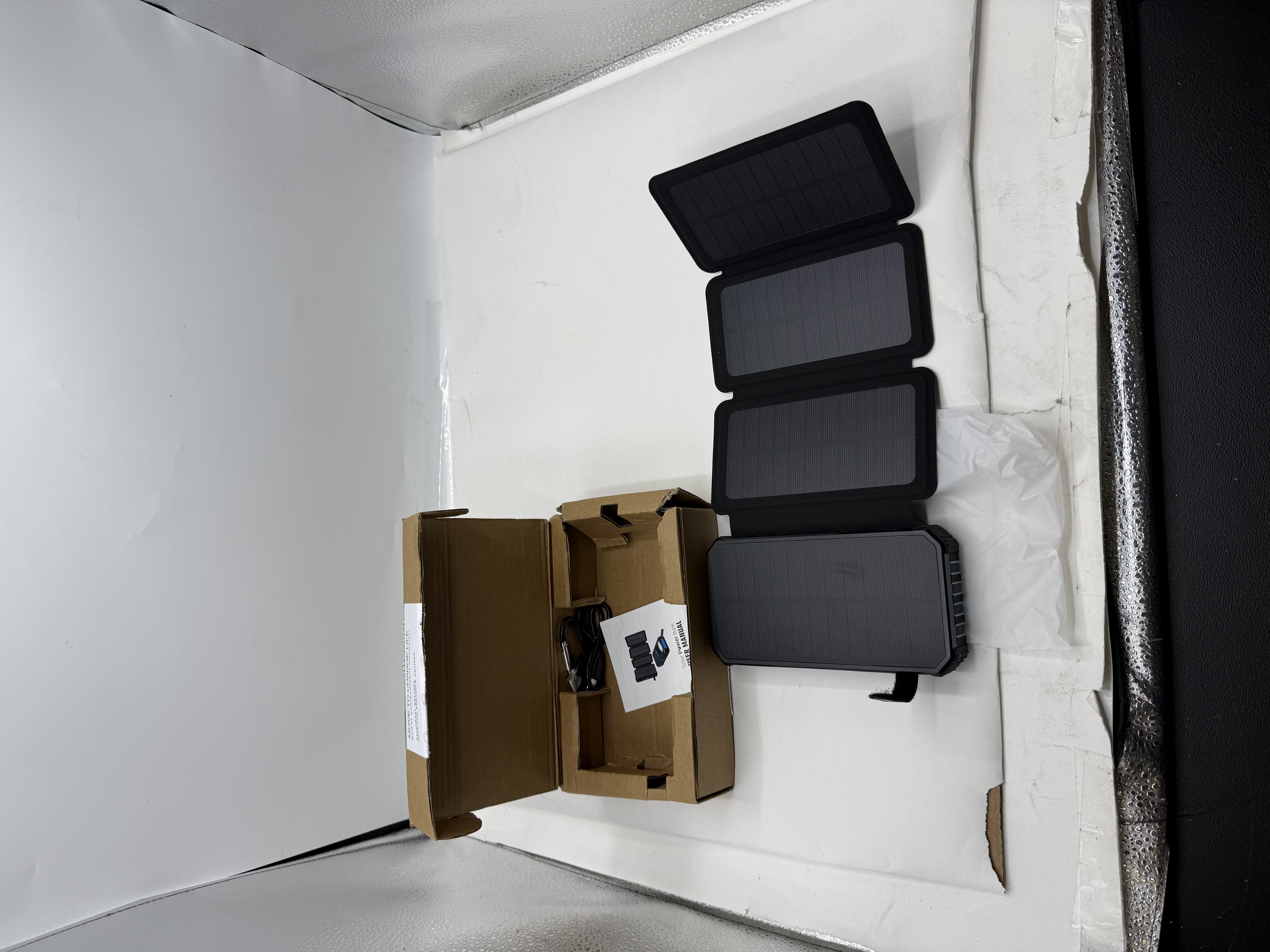 Solar Charger Power Bank - 20000mAh Wireless Portable Charger