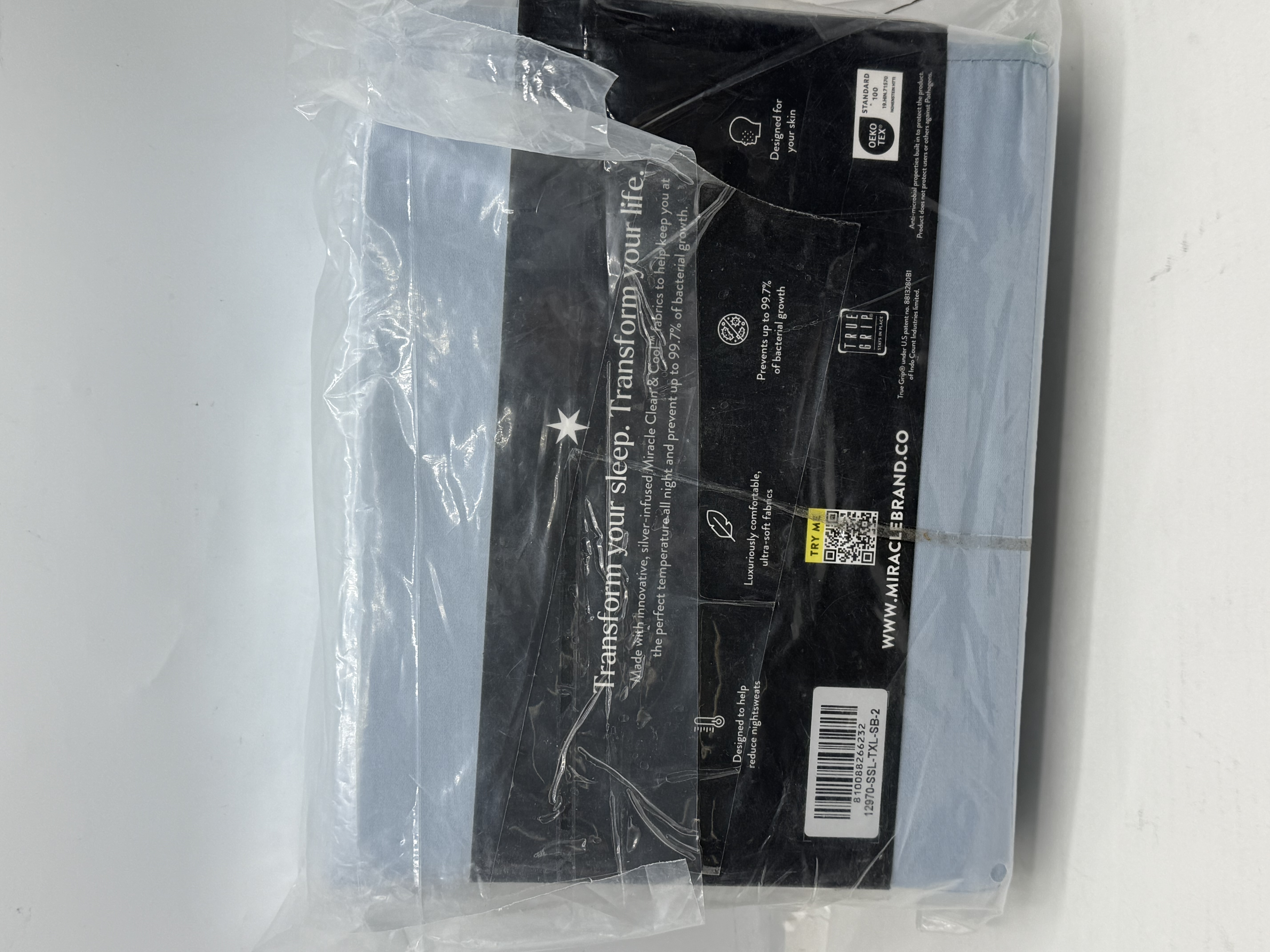 Miracle Made Self-Cooling Self-Cleaning Twin XL Sheet Set 