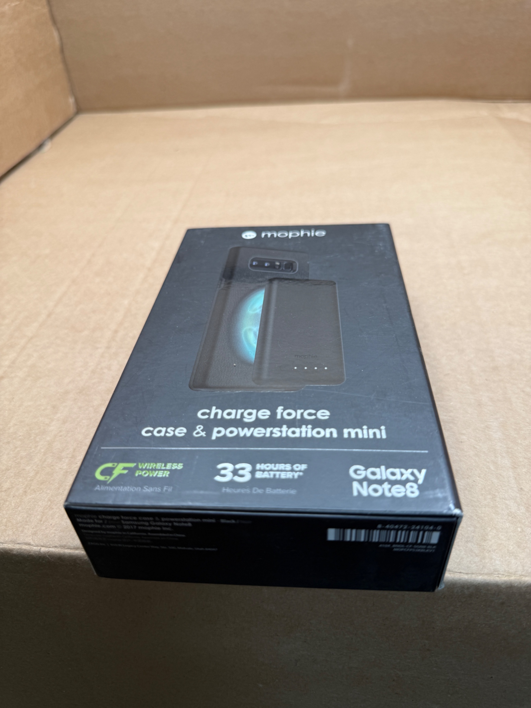 Mophie Charge force Case&Powerstation mini for Galaxy Note 8