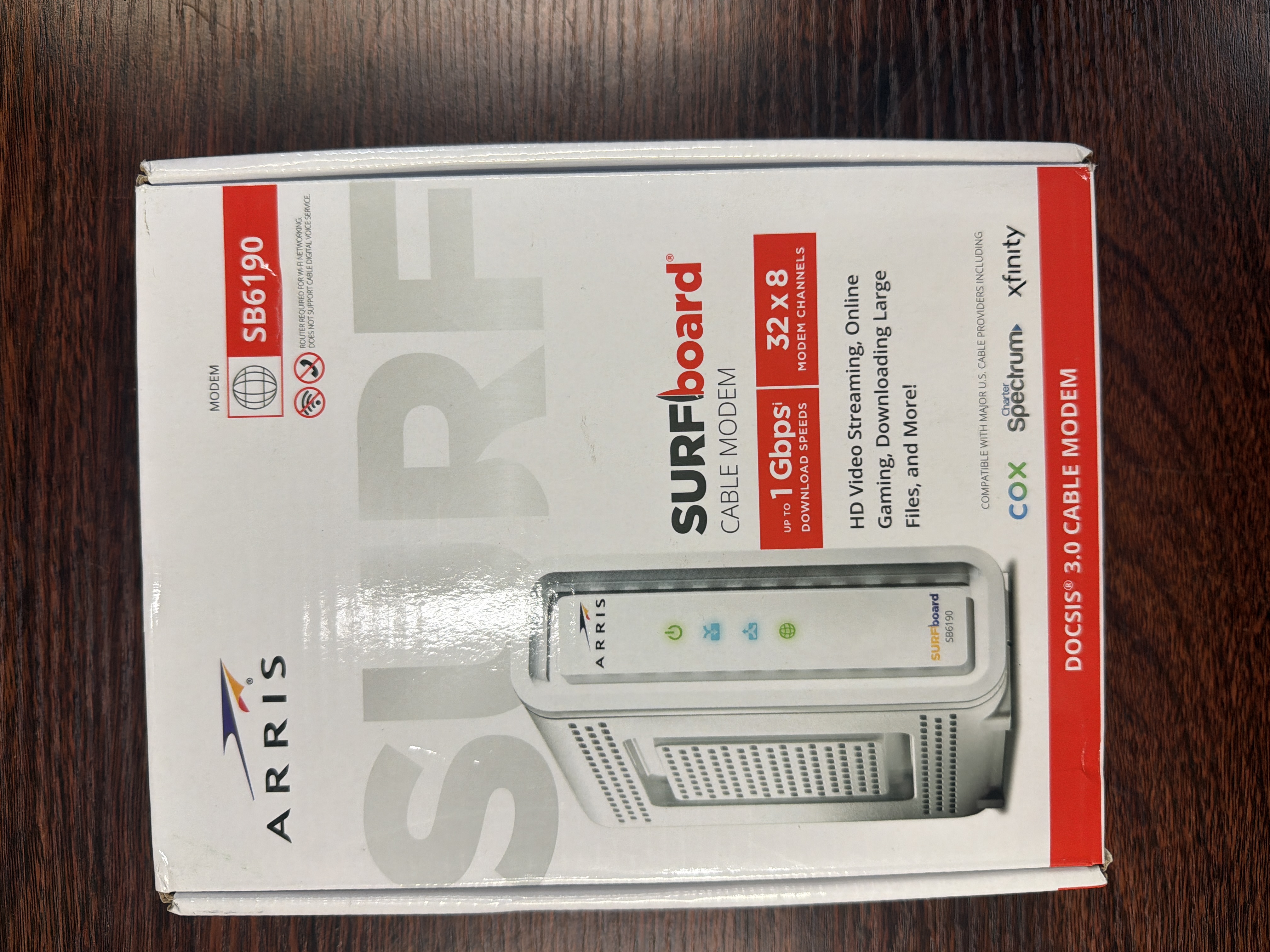 ARRIS Surfboard SB6190 - Cable Modem - White -
